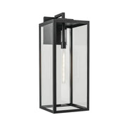 Branner 30" Outdoor Wall Light, Textured Black Finish