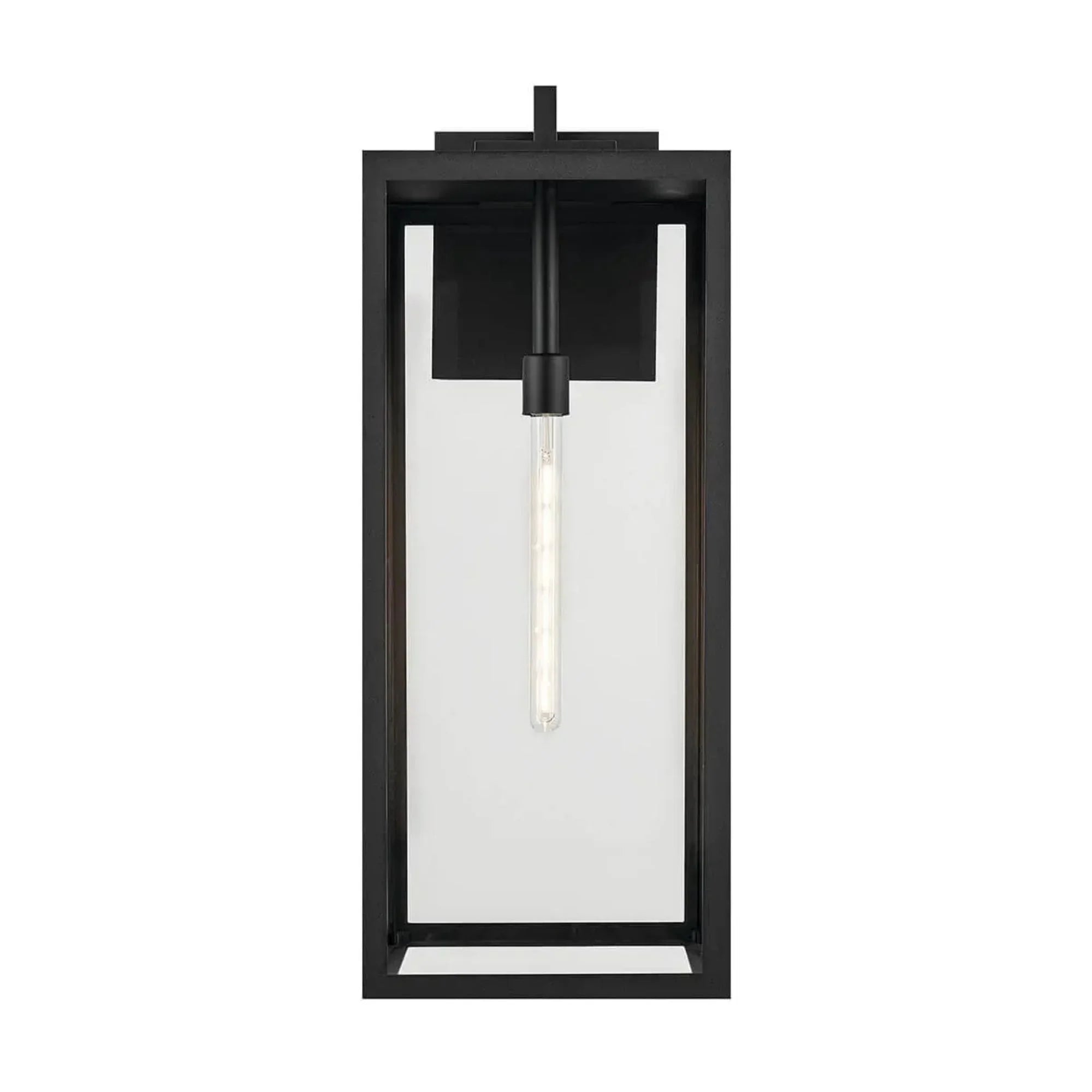 Branner 30" Outdoor Wall Light, Textured Black Finish