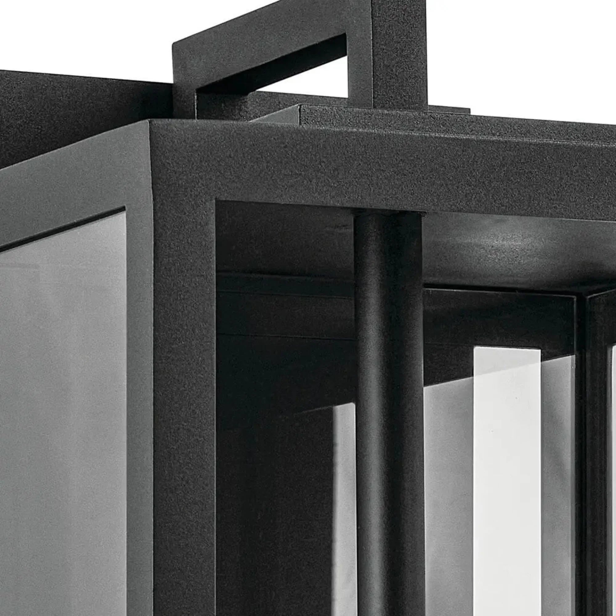 Branner 30" Outdoor Wall Light, Textured Black Finish