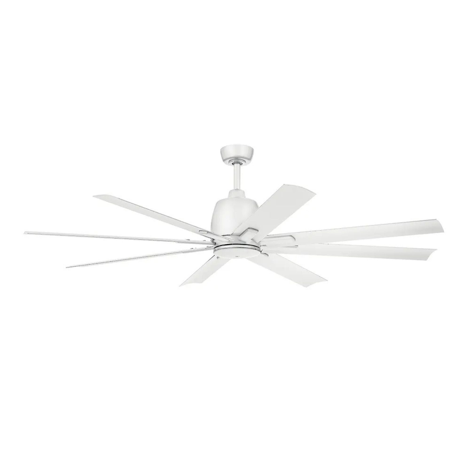 Breda 65" Matte White Windmill Ceiling Fan