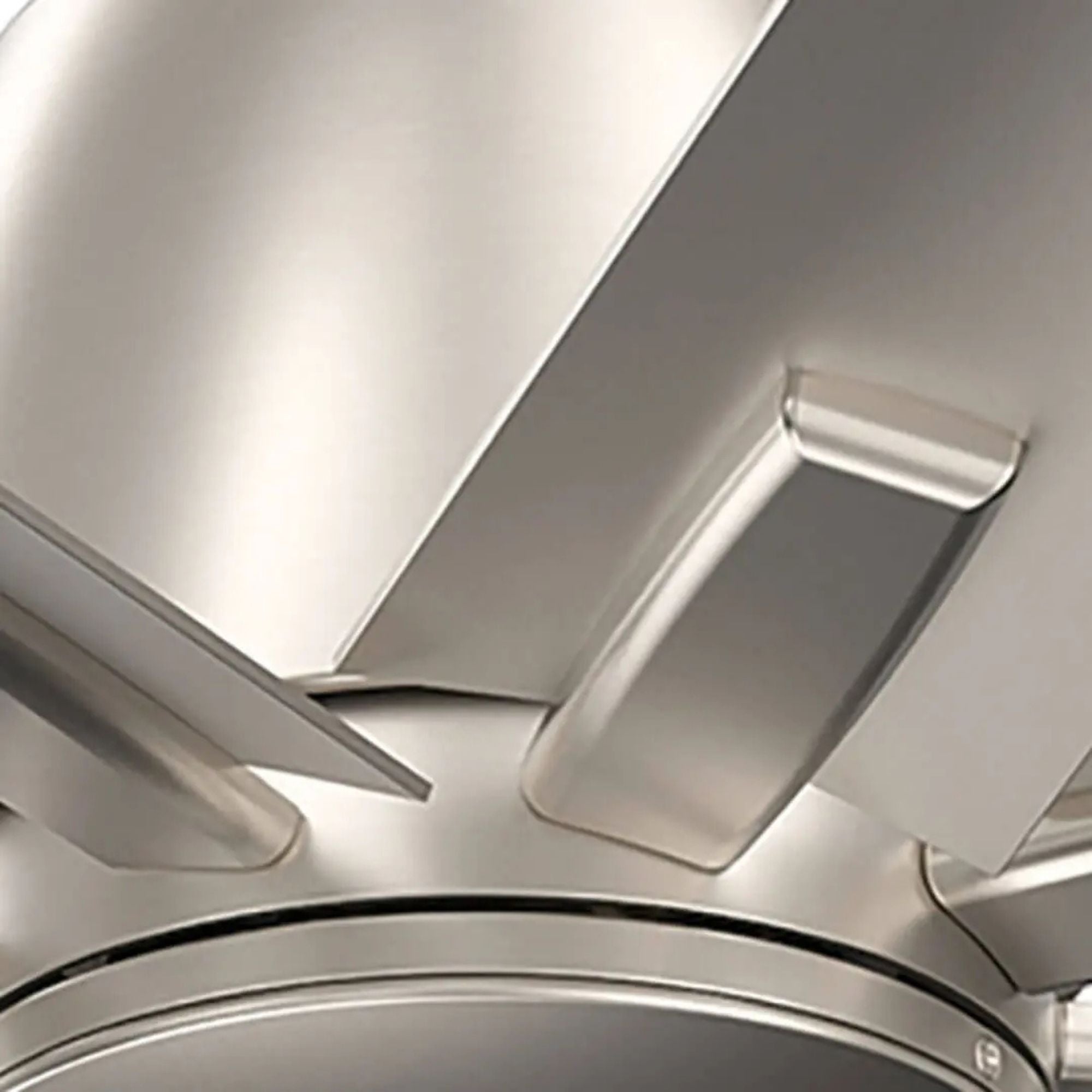 Breda 65" Brushed Nickel Windmill Ceiling Fan
