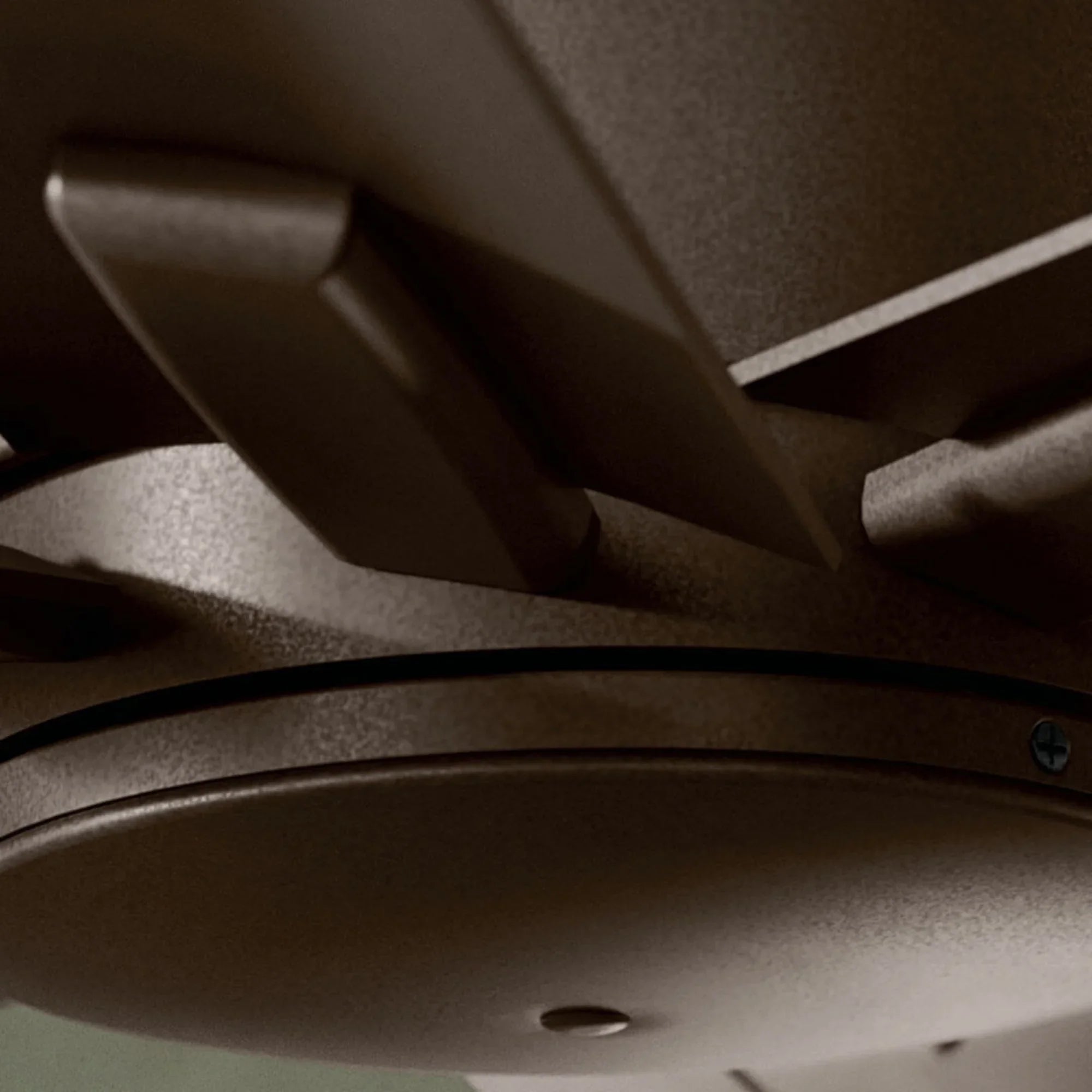 Breda 65" Satin Natural Bronze Windmill Ceiling Fan