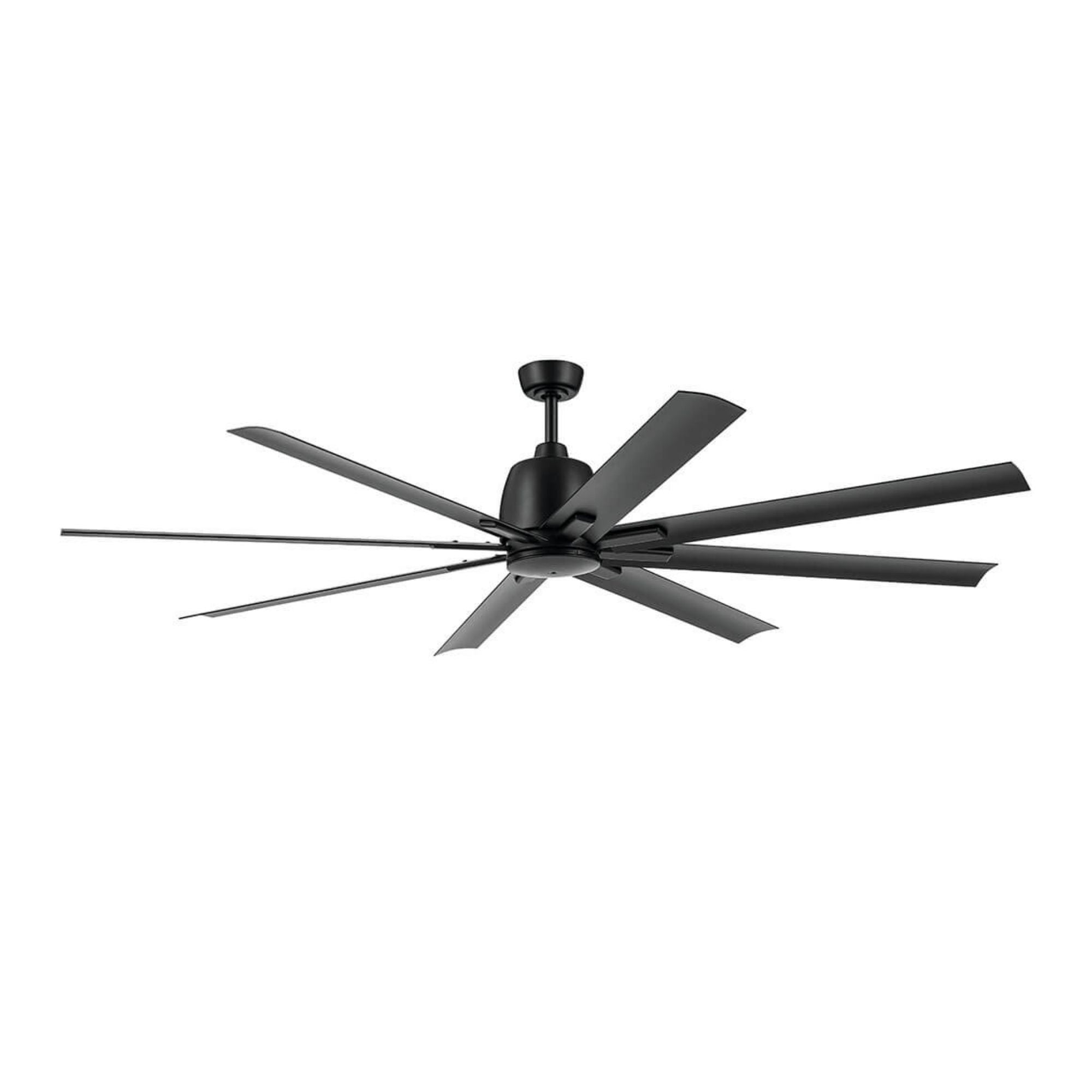 Breda 75" Satin Black Windmill Ceiling Fan