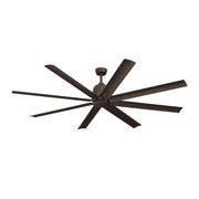 Breda 75" Satin Natural Bronze Windmill Ceiling Fan