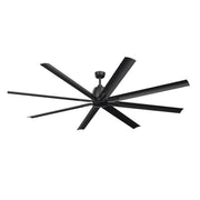 Breda 84" Satin Black Windmill Ceiling Fan