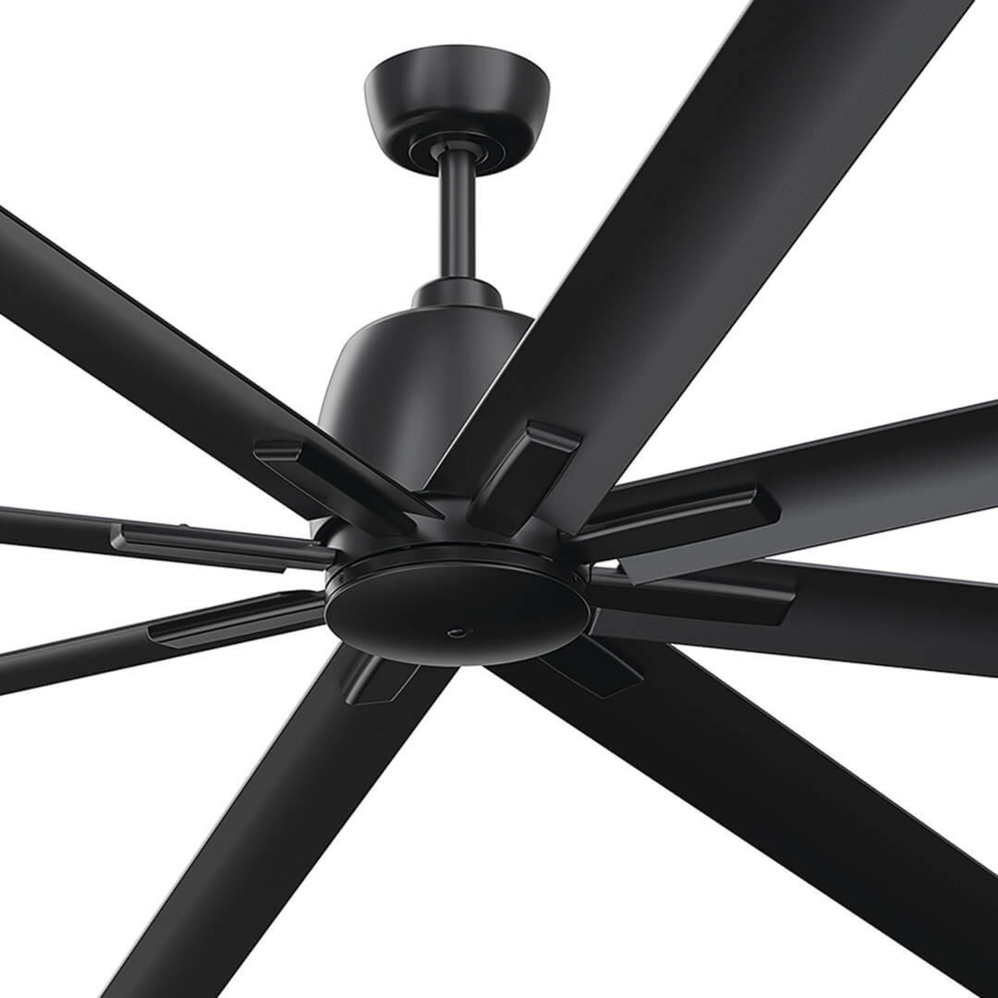 Breda 84" Satin Black Windmill Ceiling Fan