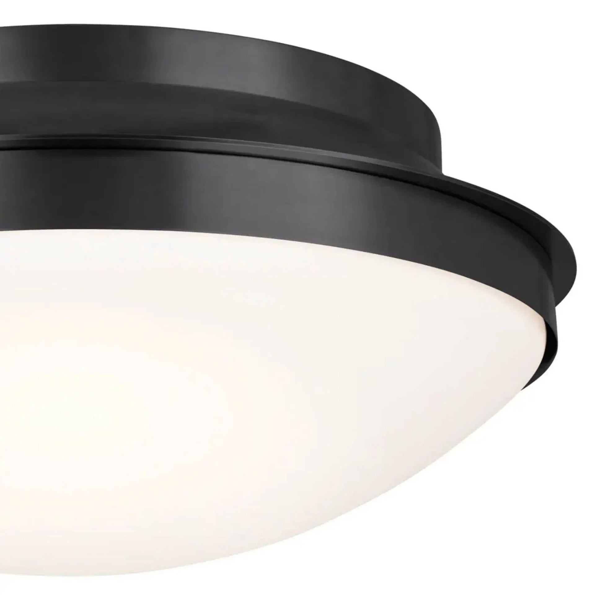 Kichler Lighting - Bretta 18" 3-Light Flush Mount, Black Finish | Bees Lighting