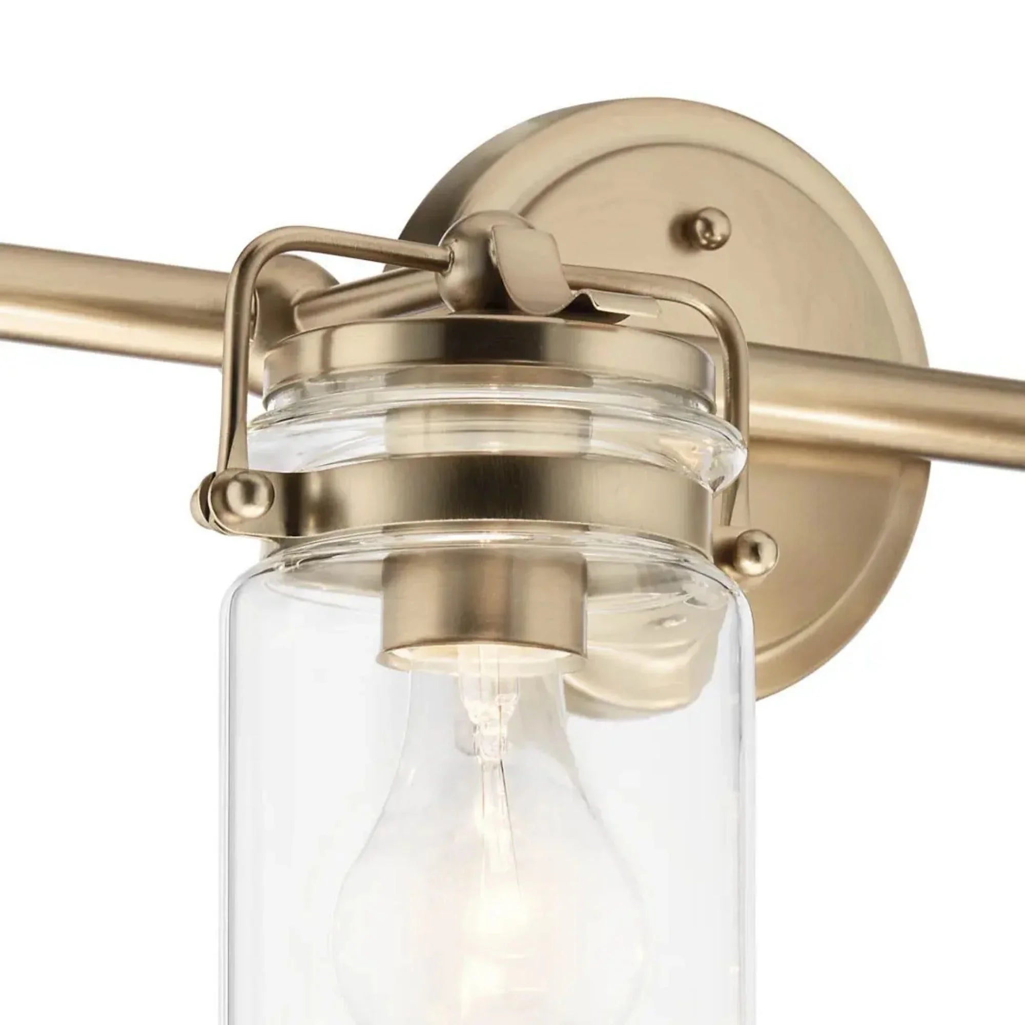 Brinley 16" 2-Light Bath Vanity Light, Champagne Bronze Finish