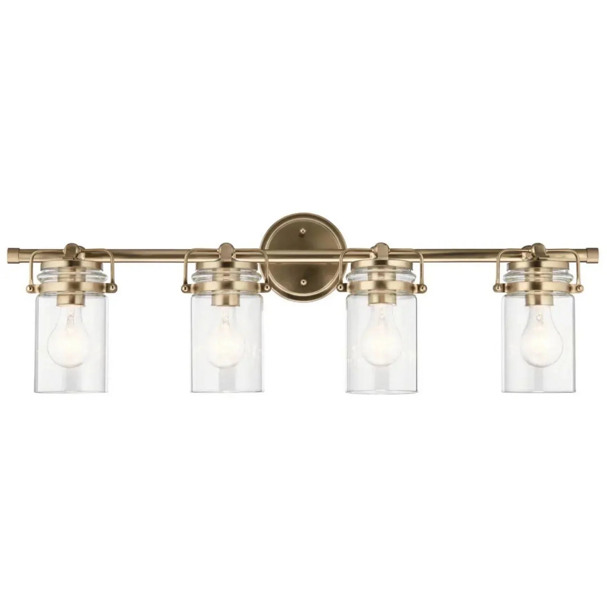 Kichler Lighting - Brinley 33" 4-Light Bath Vanity Light, Champagne Bronze Finish | Bees Lighting