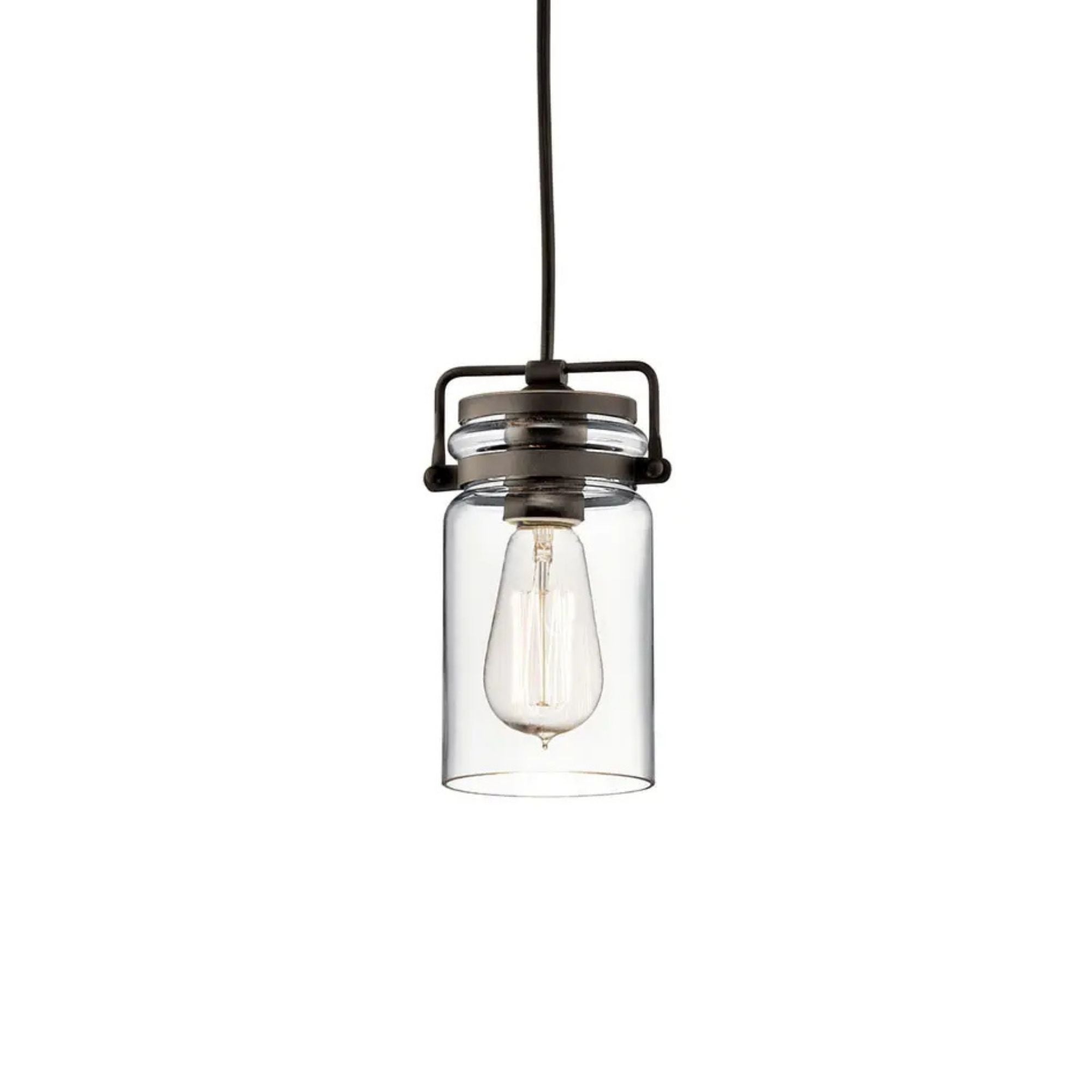 Brinley 5" Mini Pendant, Olde Bronze Finish