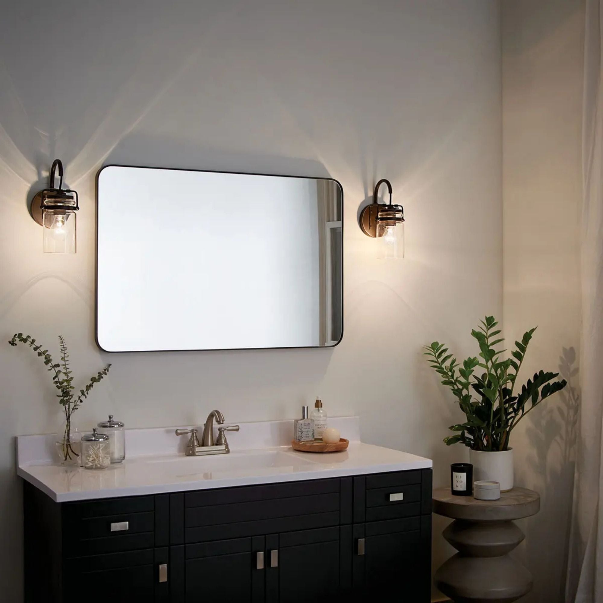 Brinley 12" Wall Sconce, Olde Bronze Finish