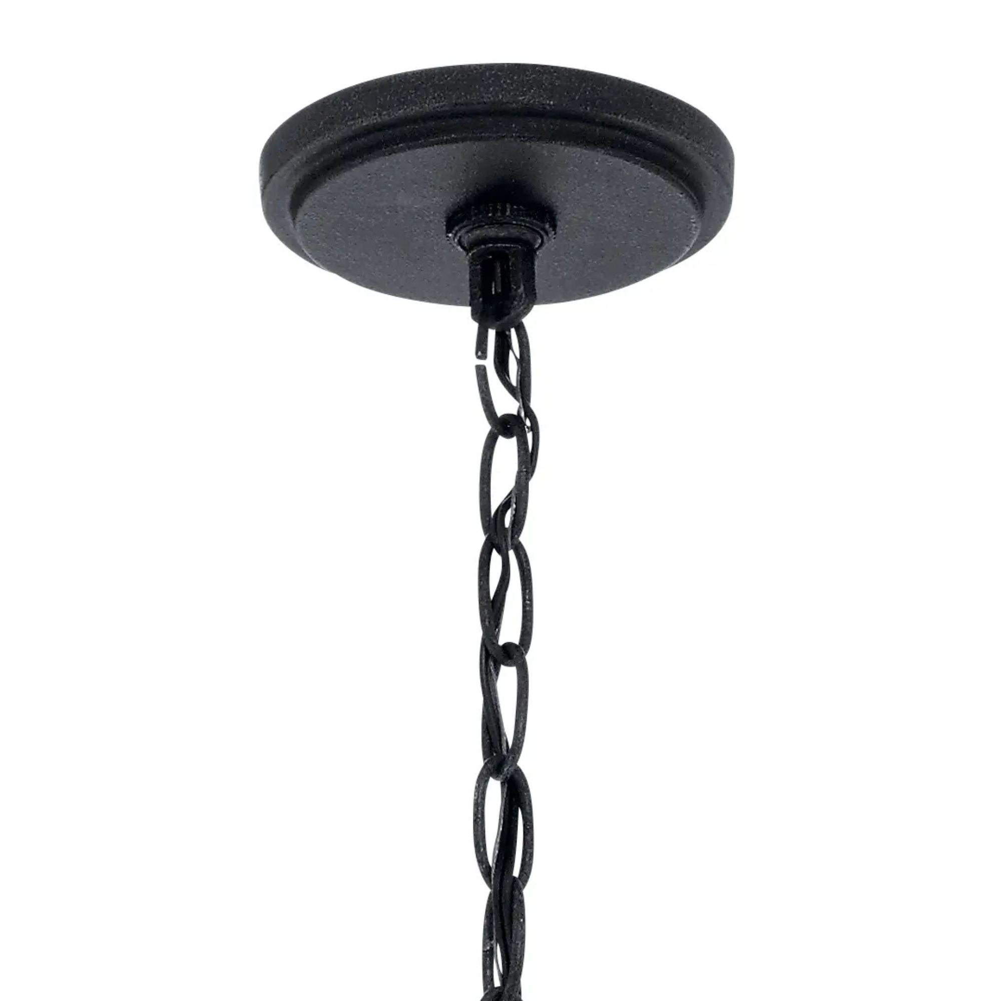 Brisbane 24" 6-Light Chandelier, Distressed Black Finish