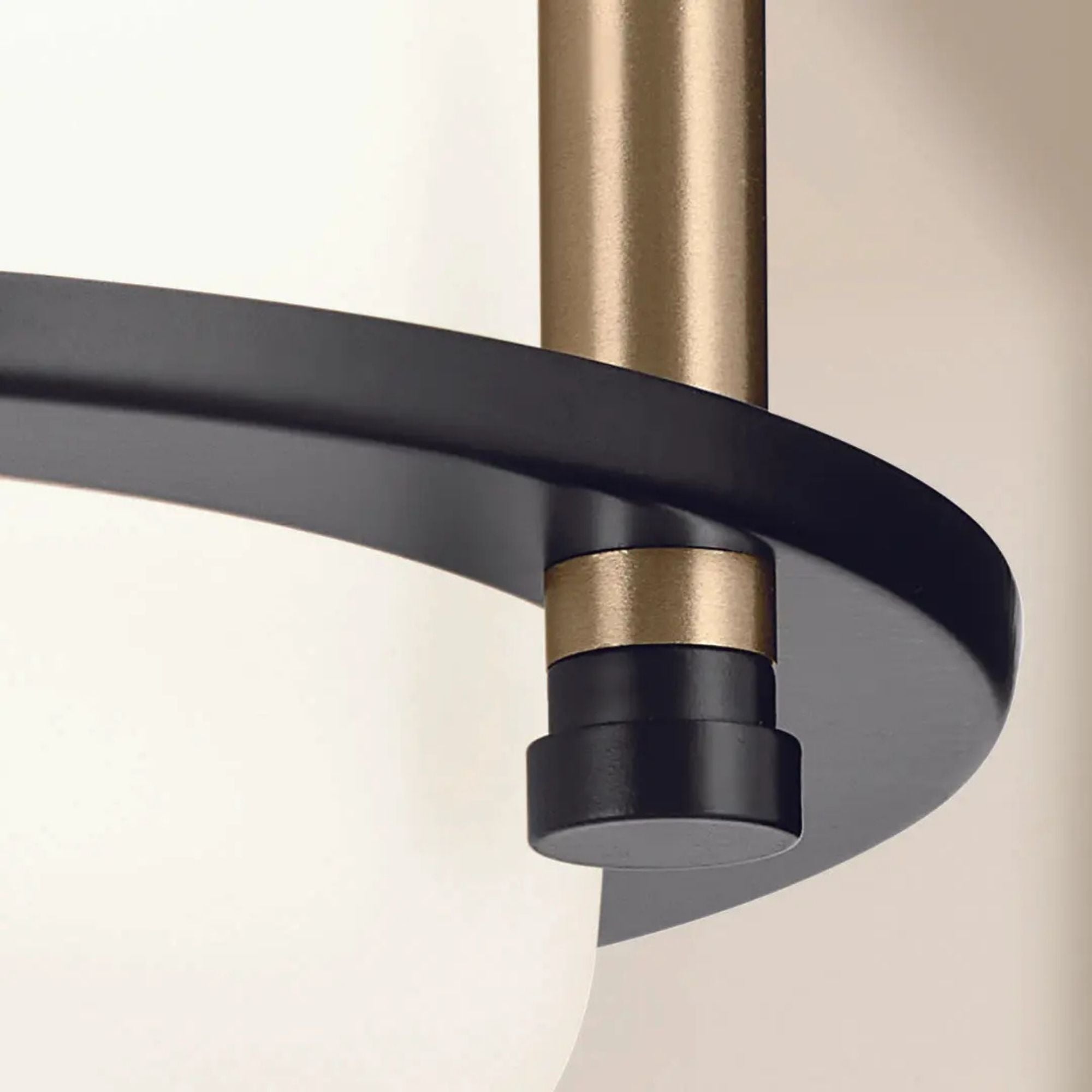 Brit 7" Flush Mount, Black Finish