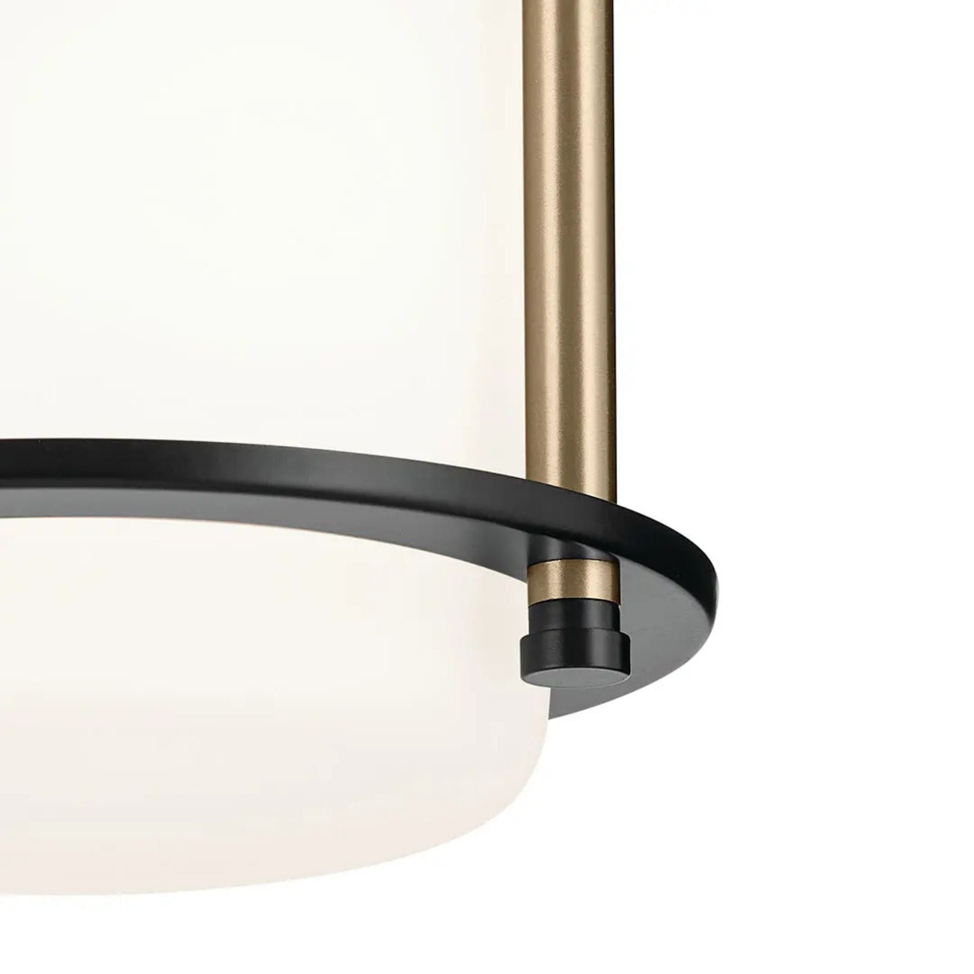 Brit 7" Flush Mount, Black Finish