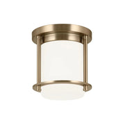 Brit 7" Flush Mount, Champagne Bronze Finish