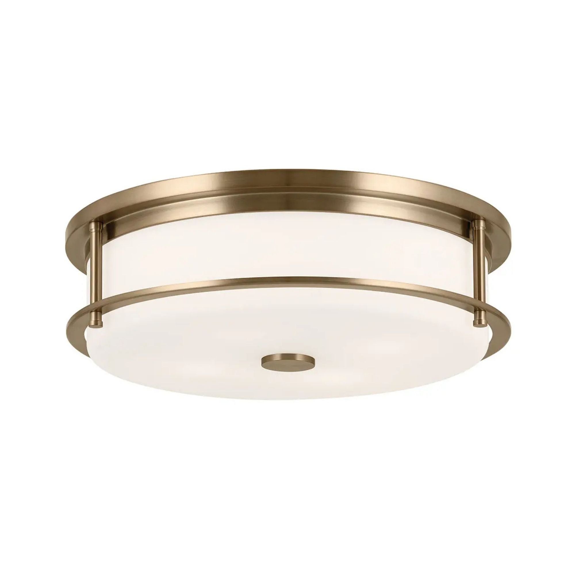 Brit 18" 4-Light Flush Mount, Champagne Bronze Finish
