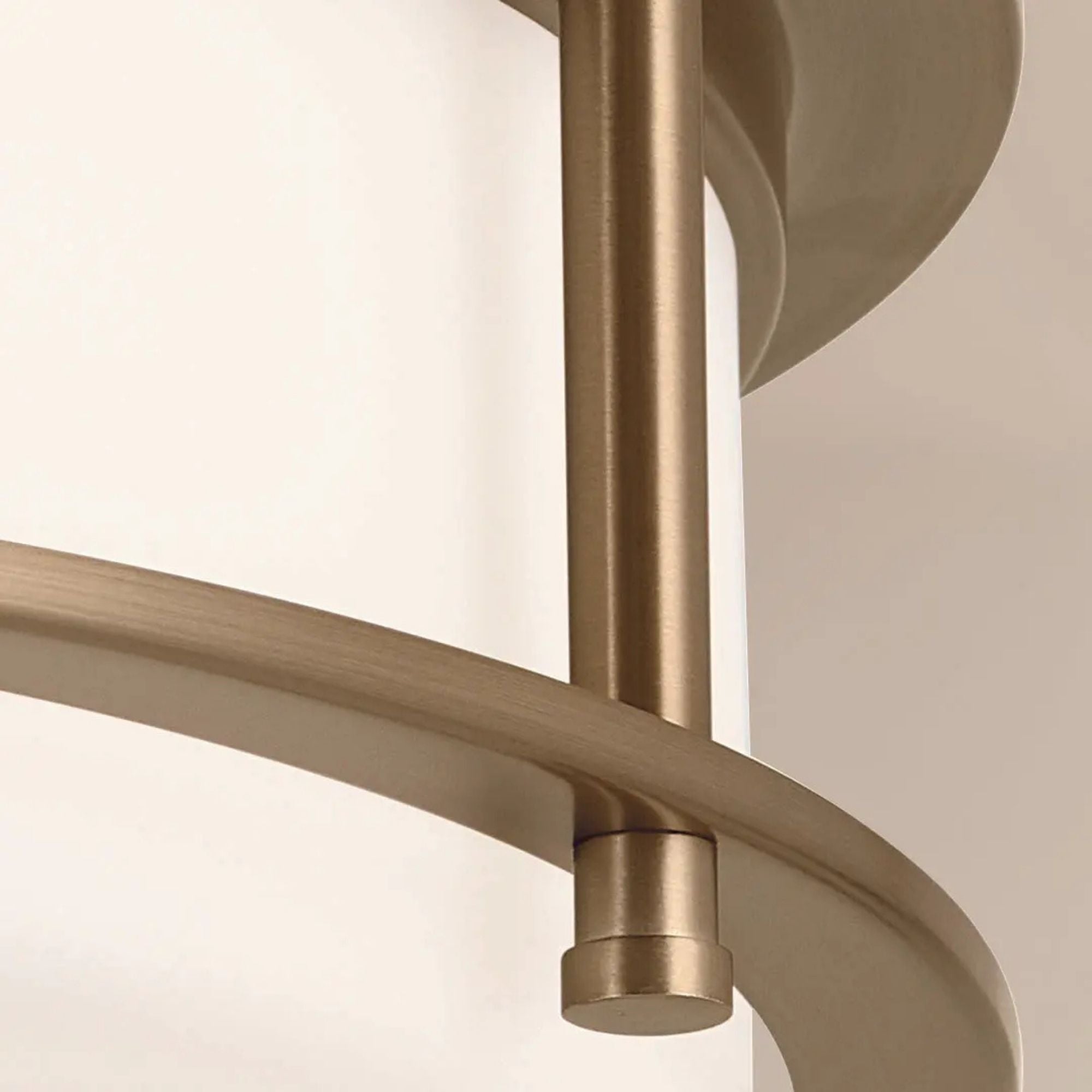Brit 18" 4-Light Flush Mount, Champagne Bronze Finish