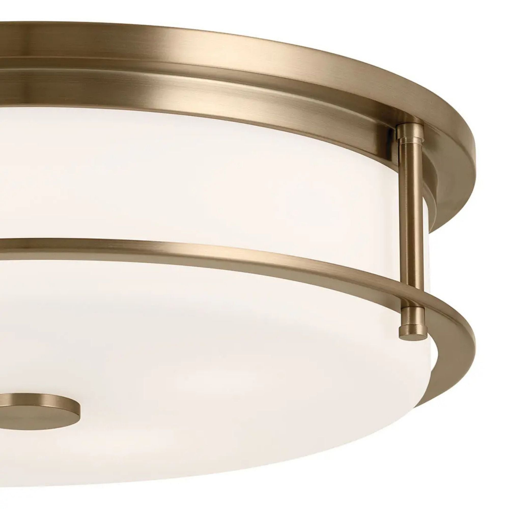Brit 18" 4-Light Flush Mount, Champagne Bronze Finish