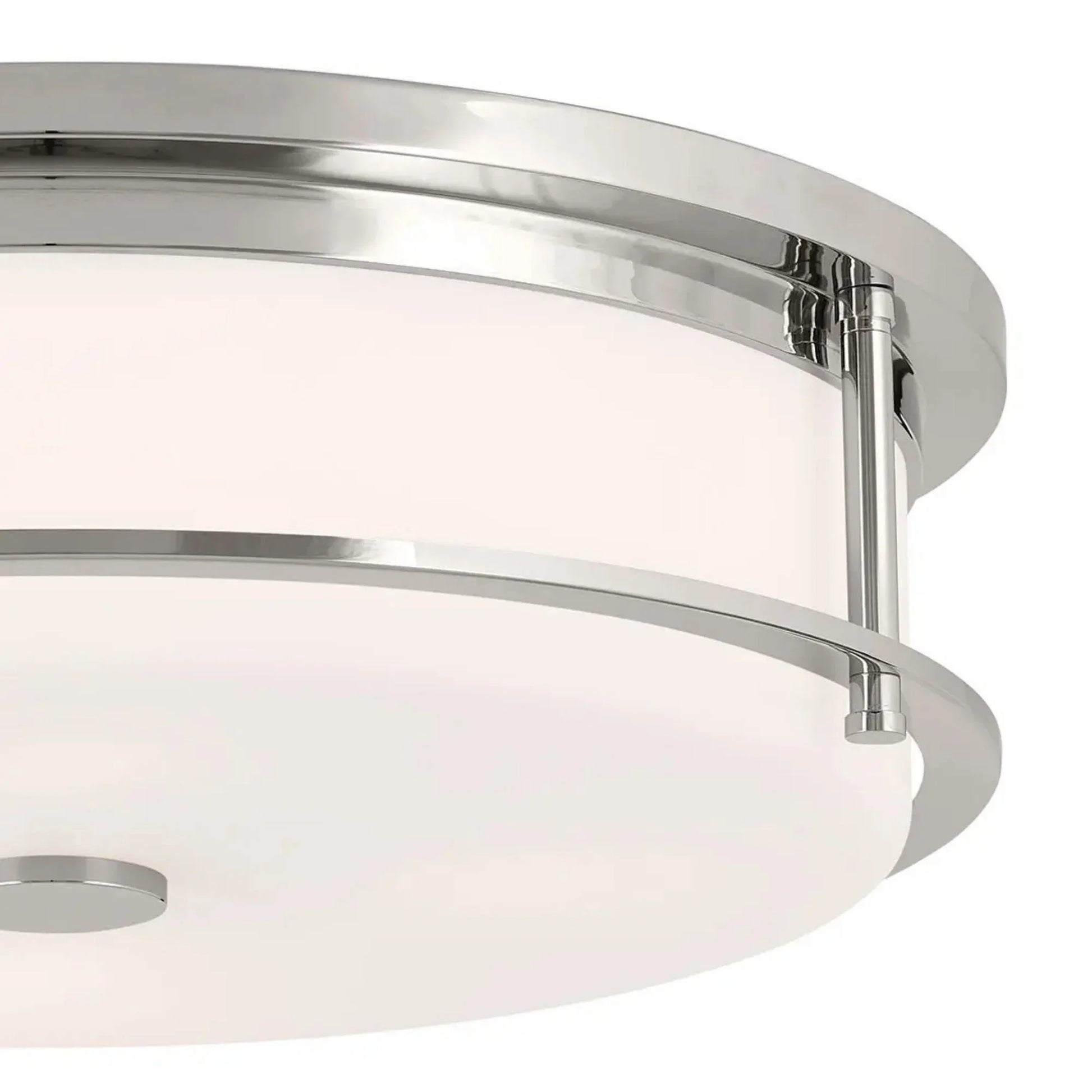 Kichler Lighting - Brit 18" 4-Light Flush Mount, Polished Nickel Finish | Bees Lighting
