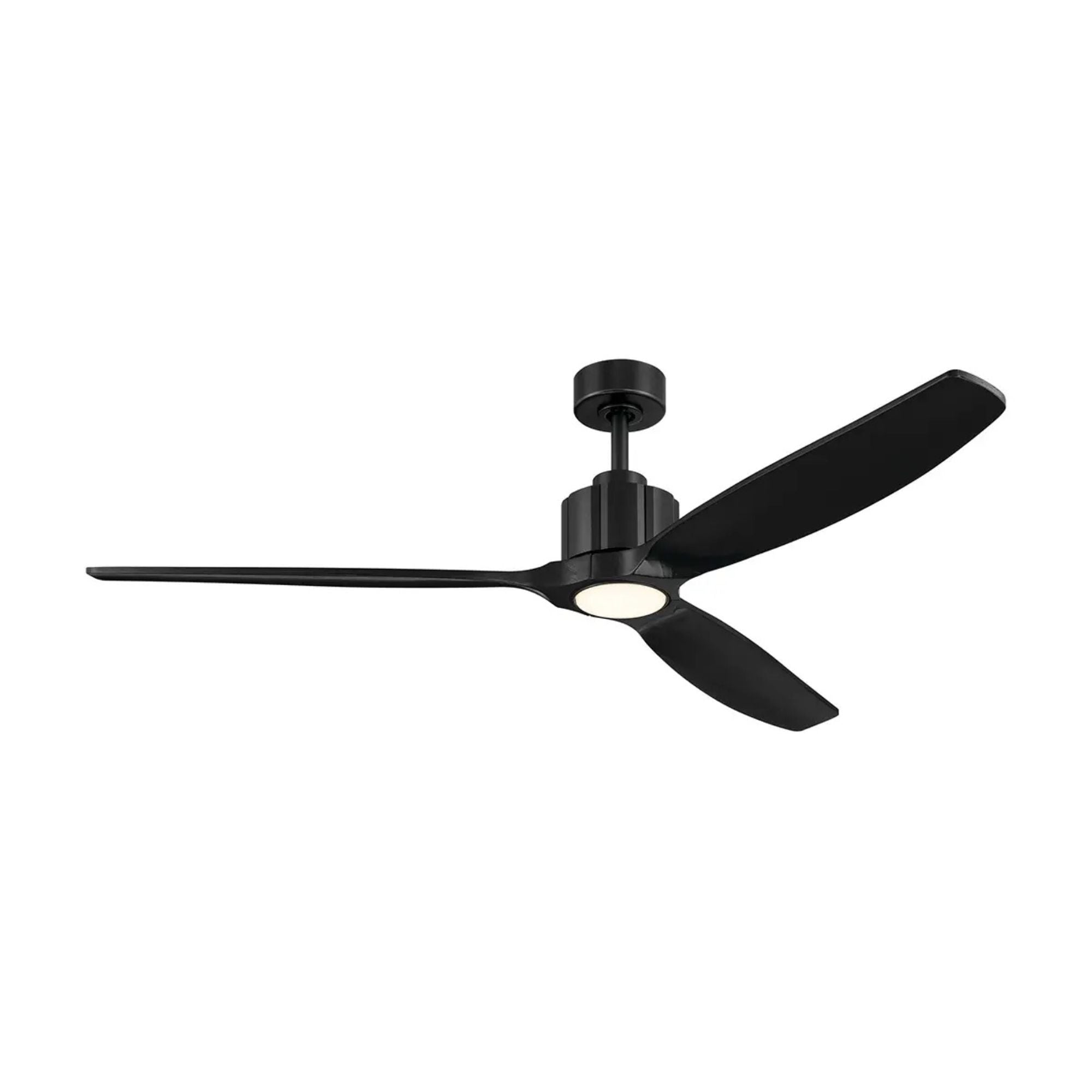 Kichler Calyx 60'' Ceiling Fan with LED Light DC Motor Matte Black