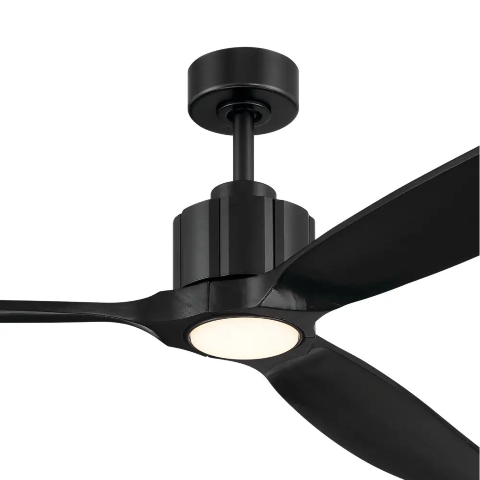 Kichler Calyx 60'' Ceiling Fan with LED Light DC Motor Matte Black