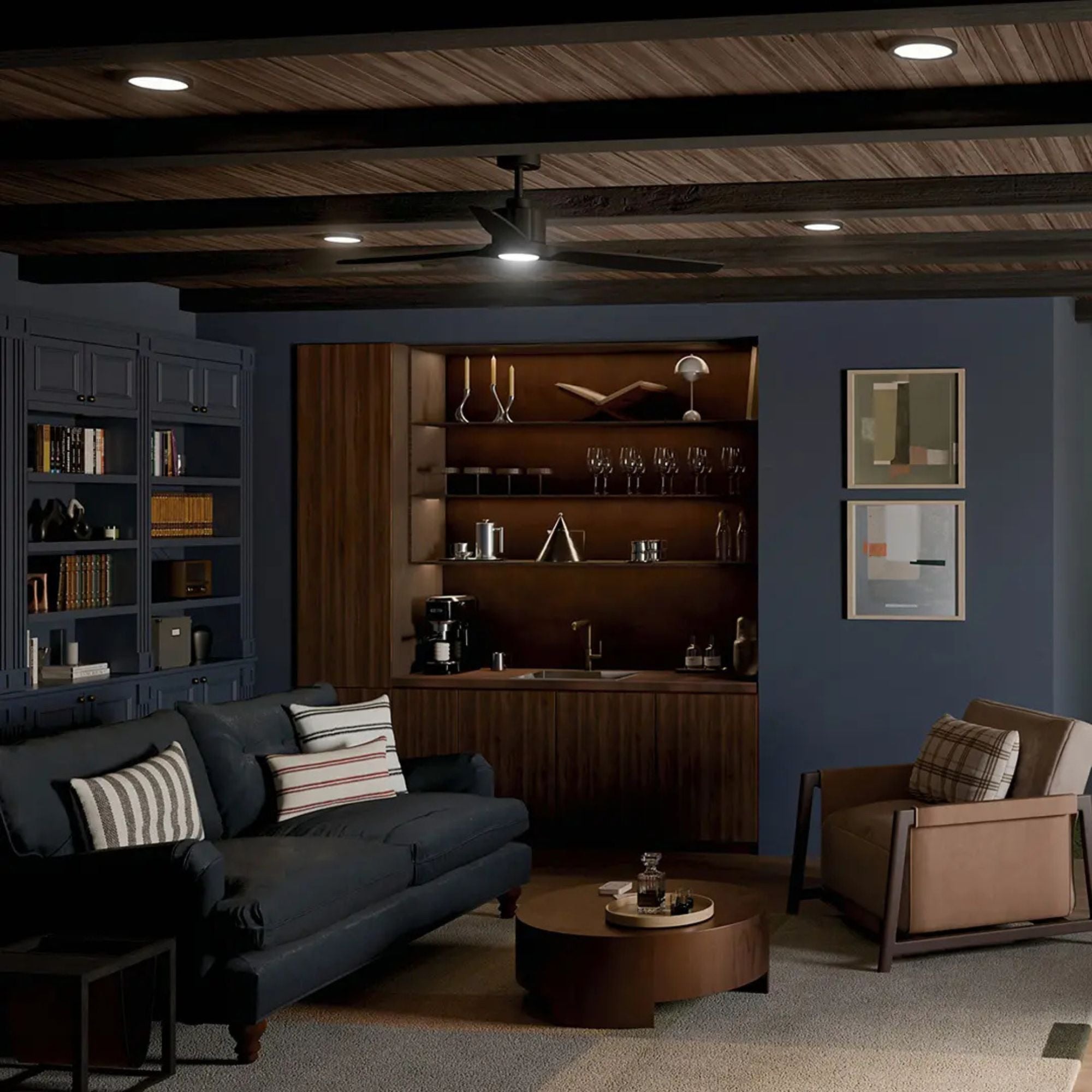 Kichler Calyx 60'' Ceiling Fan with LED Light DC Motor