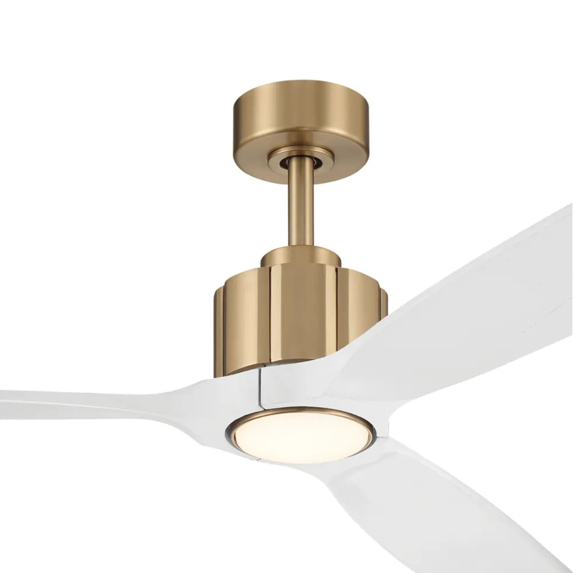 Kichler Calyx 60'' Ceiling Fan with LED Light DC Motor Champagne Bronze