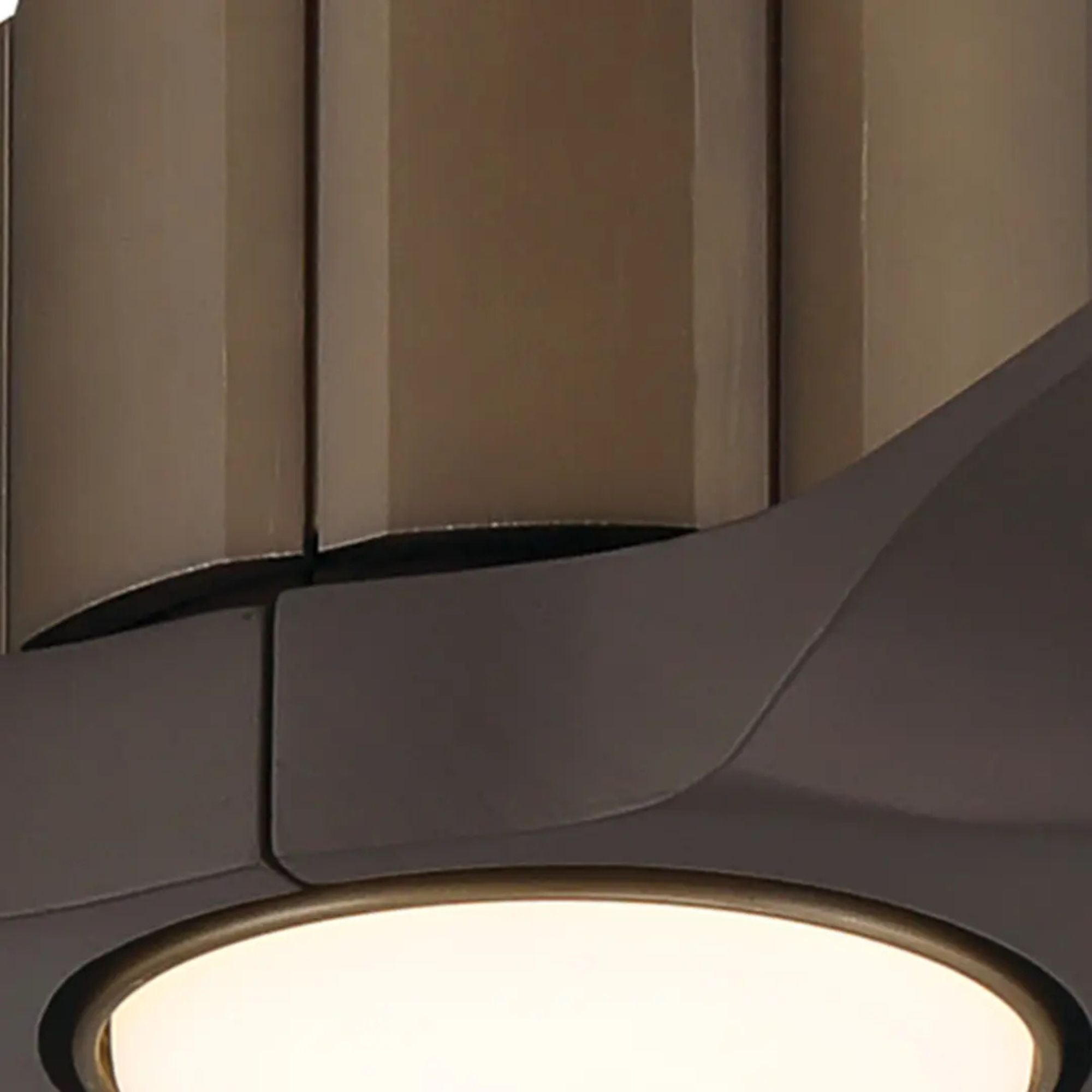 Kichler Calyx 60'' Ceiling Fan with LED Light DC Motor Heritage Brushed Bronze