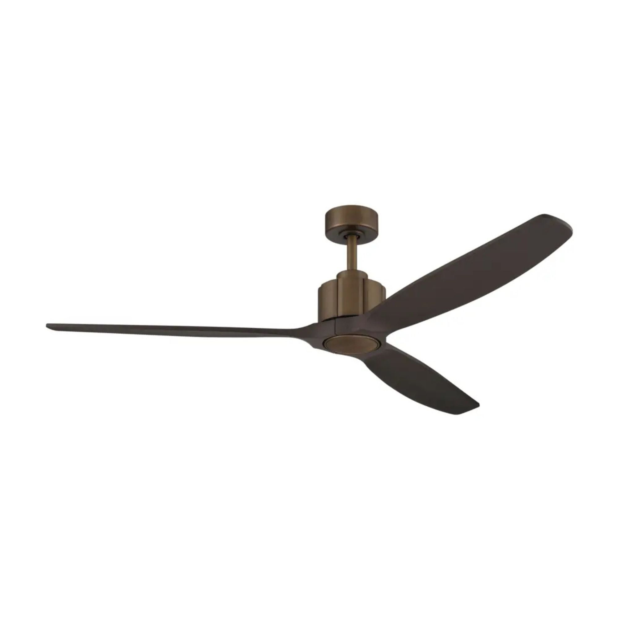 Kichler Calyx 60'' Ceiling Fan with LED Light DC Motor Heritage Brushed Bronze