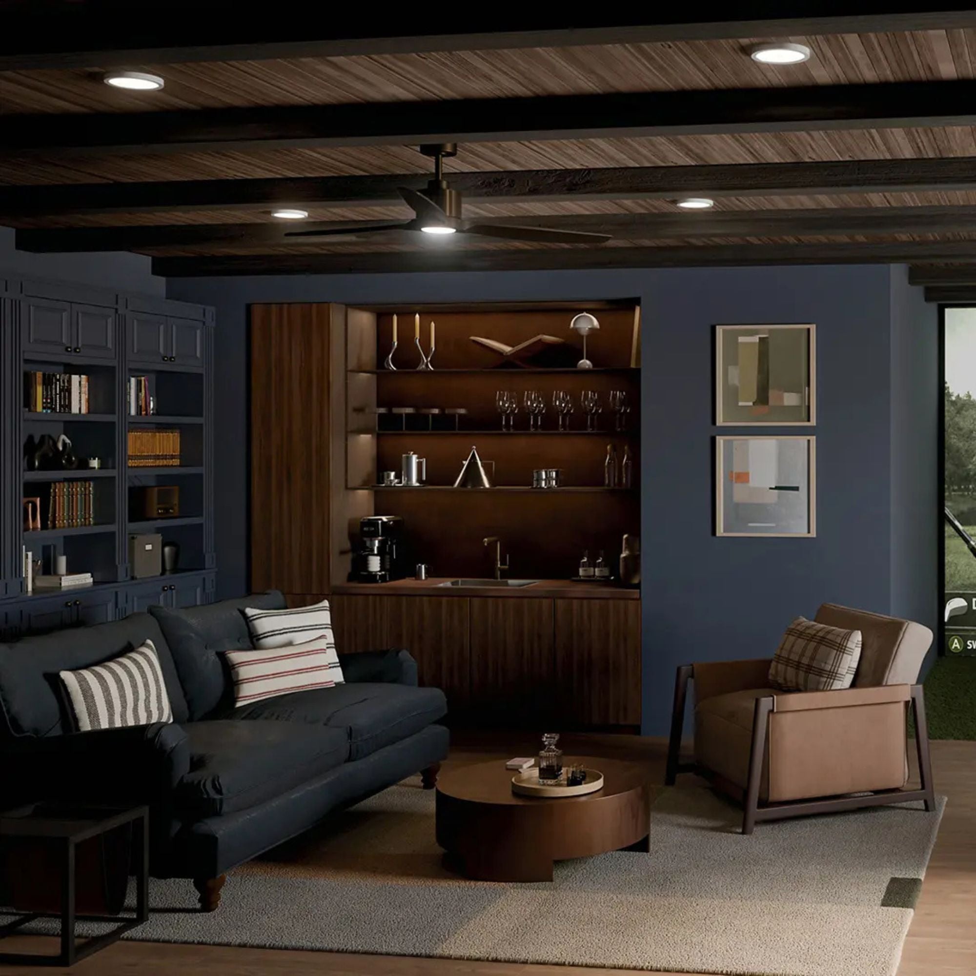 Kichler Calyx 60'' Ceiling Fan with LED Light DC Motor