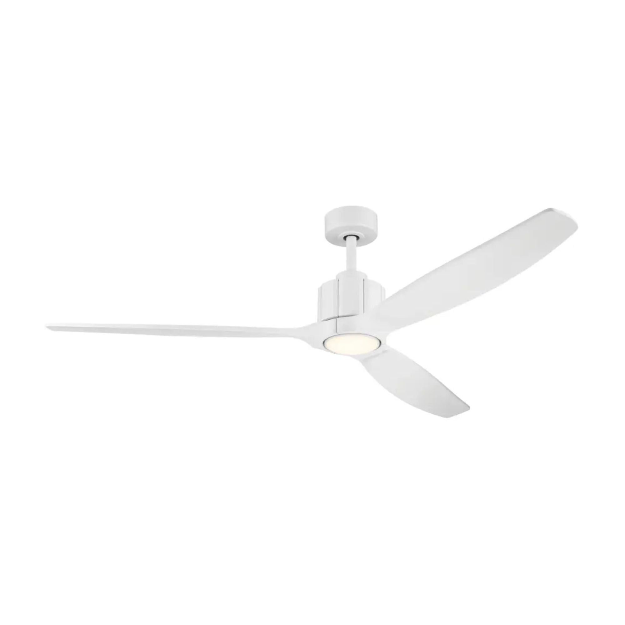 Kichler Calyx 60'' Ceiling Fan with LED Light DC Motor Matte White