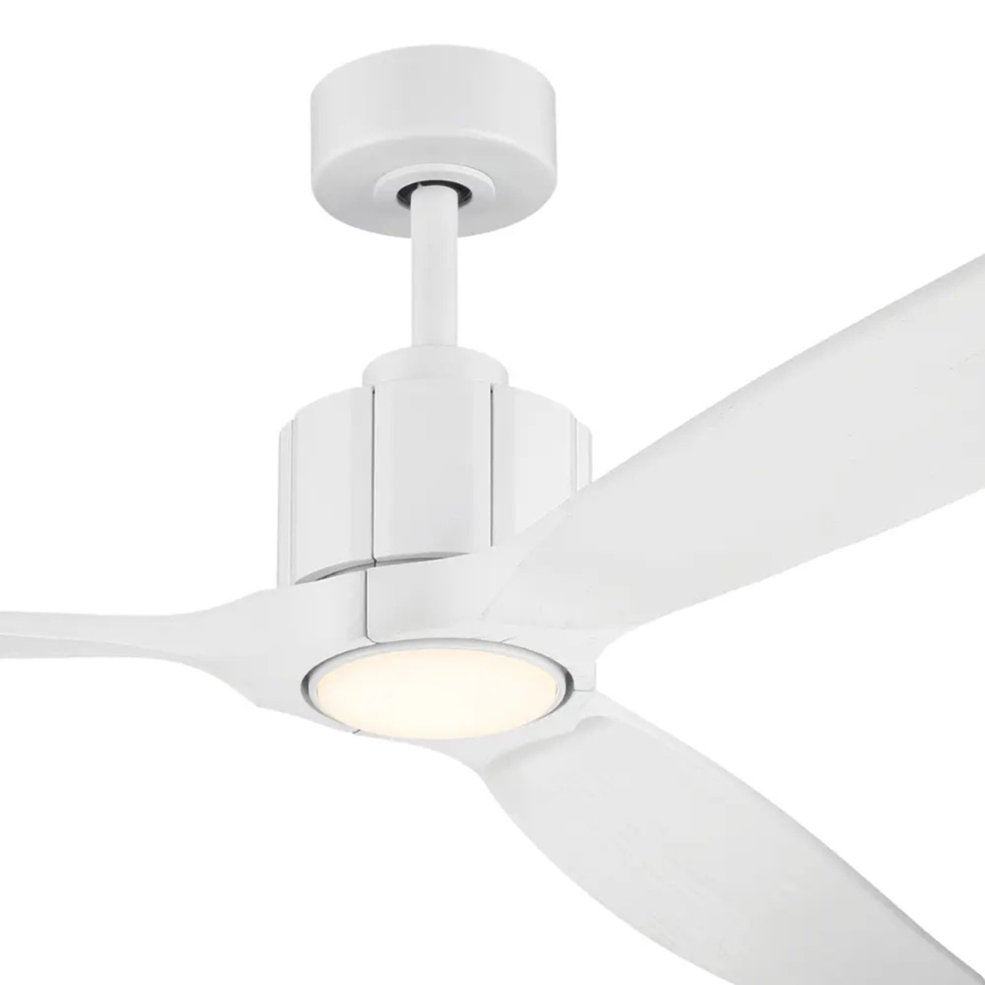 Kichler Calyx 60'' Ceiling Fan with LED Light DC Motor Matte White