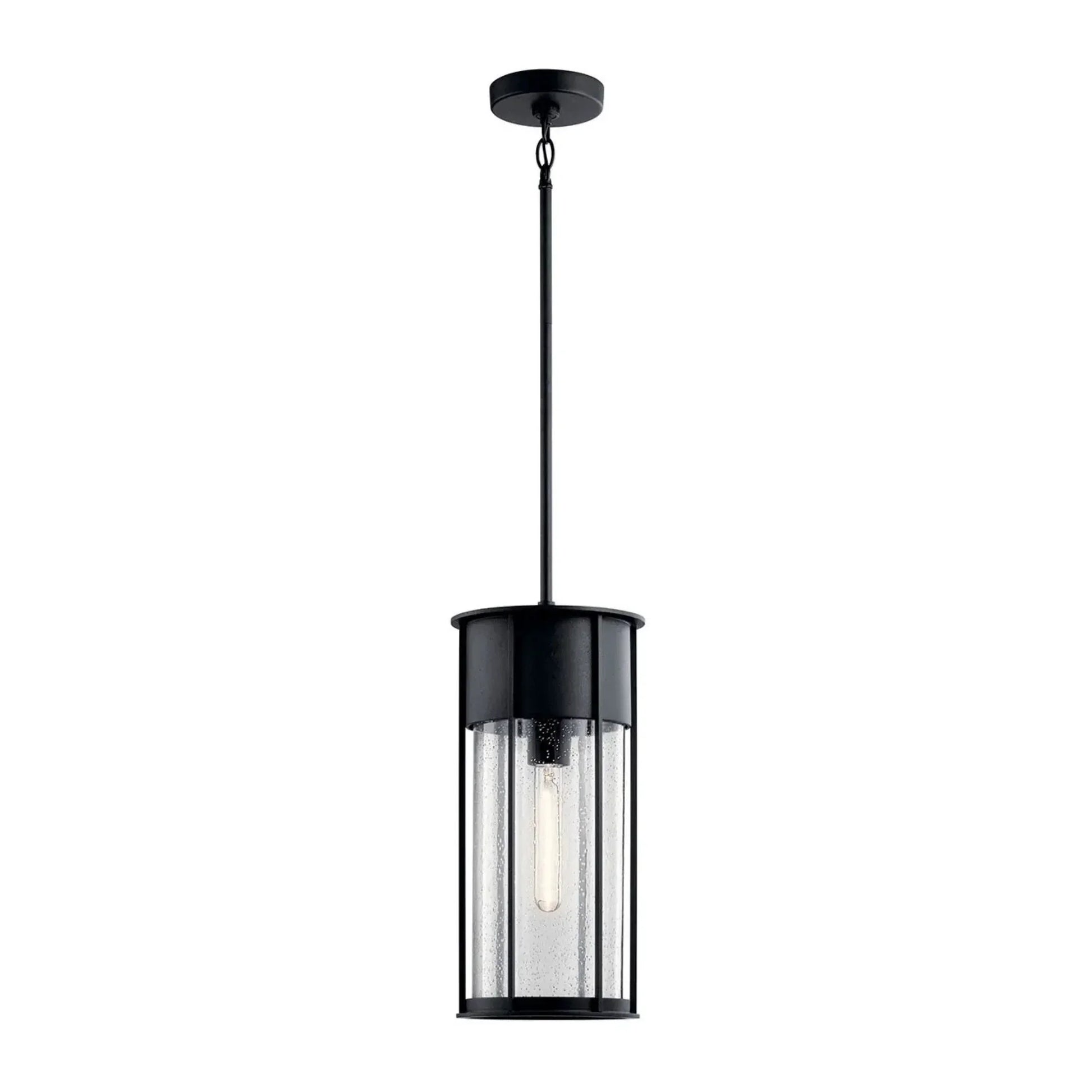 Camillo 18" Outdoor Pendant, Textured Black Finish - Bees Lighting