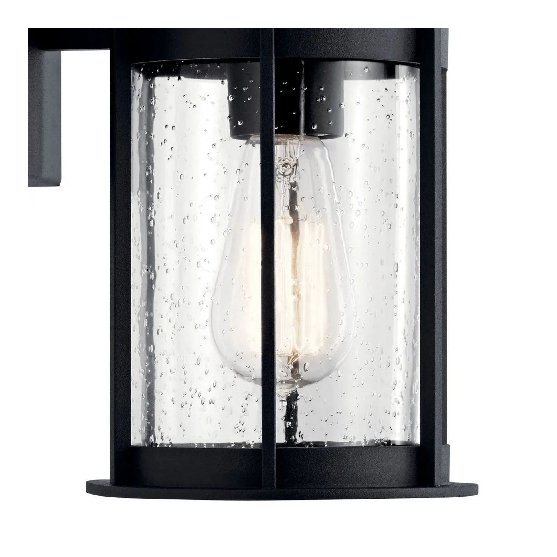 Camillo 11" Outdoor Wall Light, Textured Black Finish - Bees Lighting