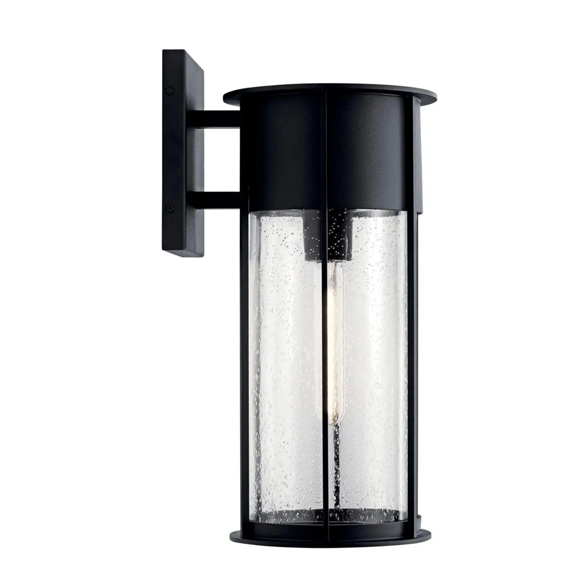 Camillo 18" Outdoor Wall Light, Textured Black Finish - Bees Lighting