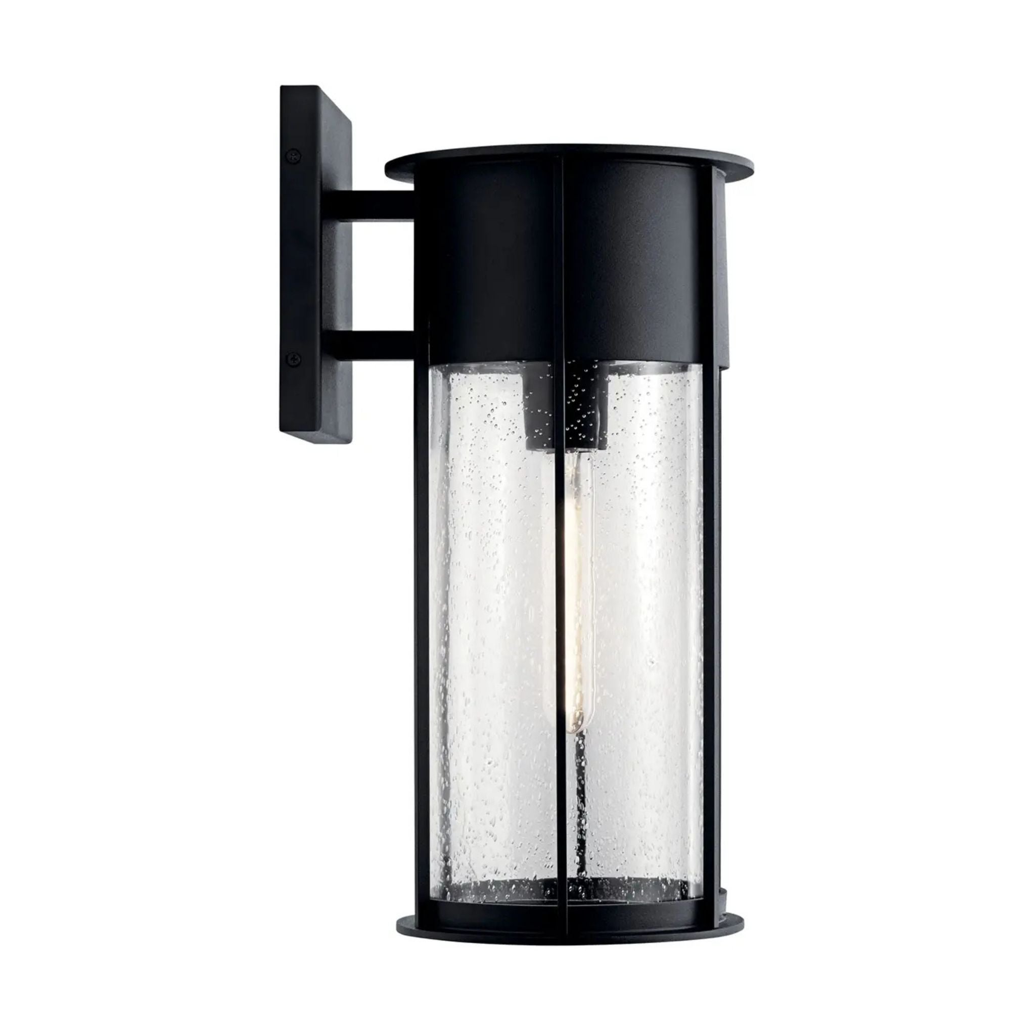 Camillo 18" Outdoor Wall Light, Textured Black Finish - Bees Lighting