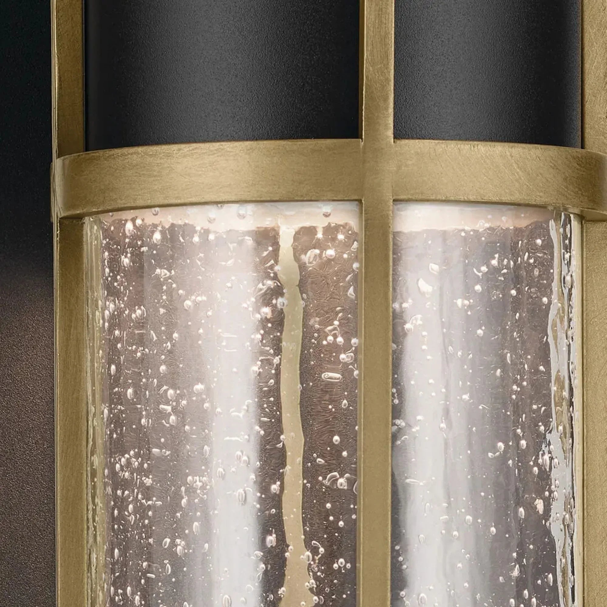 Camillo 16" LED Outdoor Wall Light, Textured Black Finish