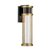 Camillo LED Outdoor Wall Light Black & Brass - Bees Lighting