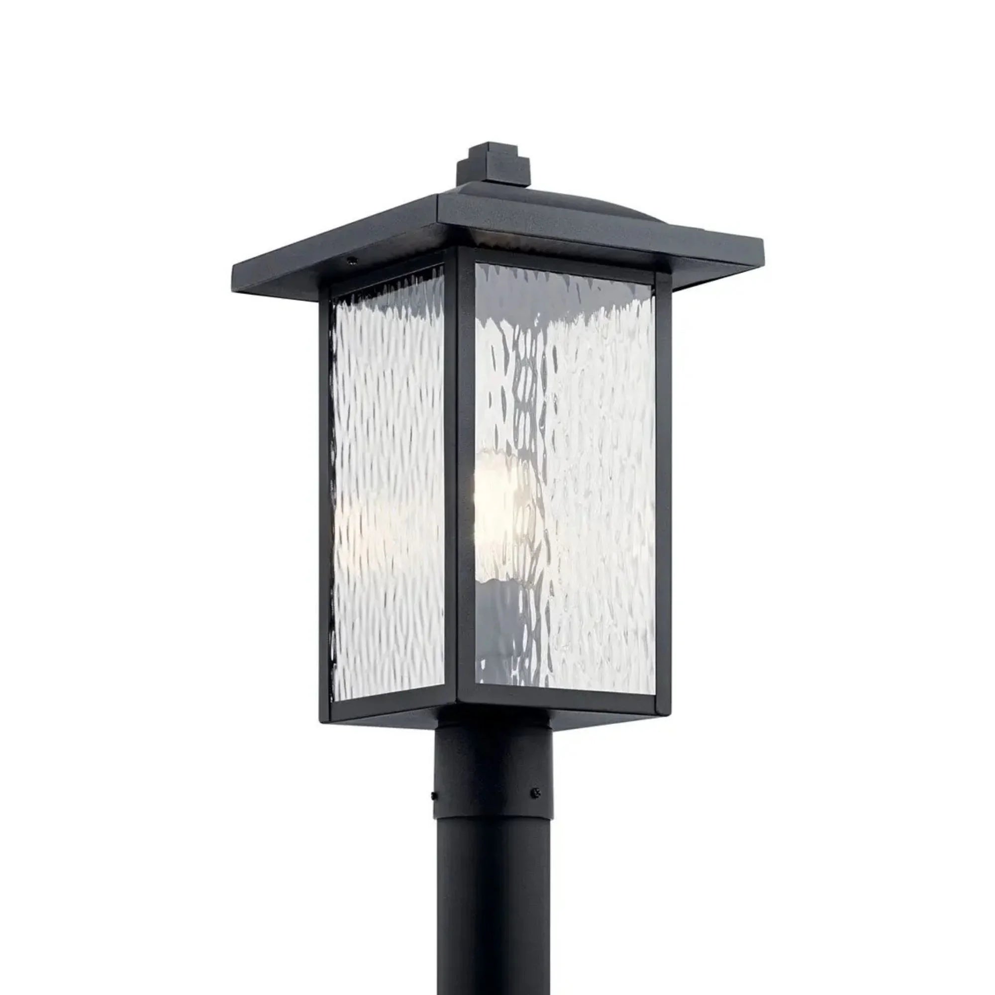 Capanna 18" Outdoor Post Light, Textured Black Finish