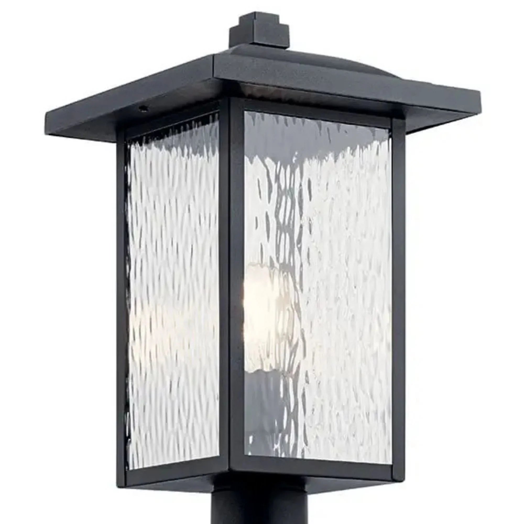 Capanna 18" Outdoor Post Light, Textured Black Finish
