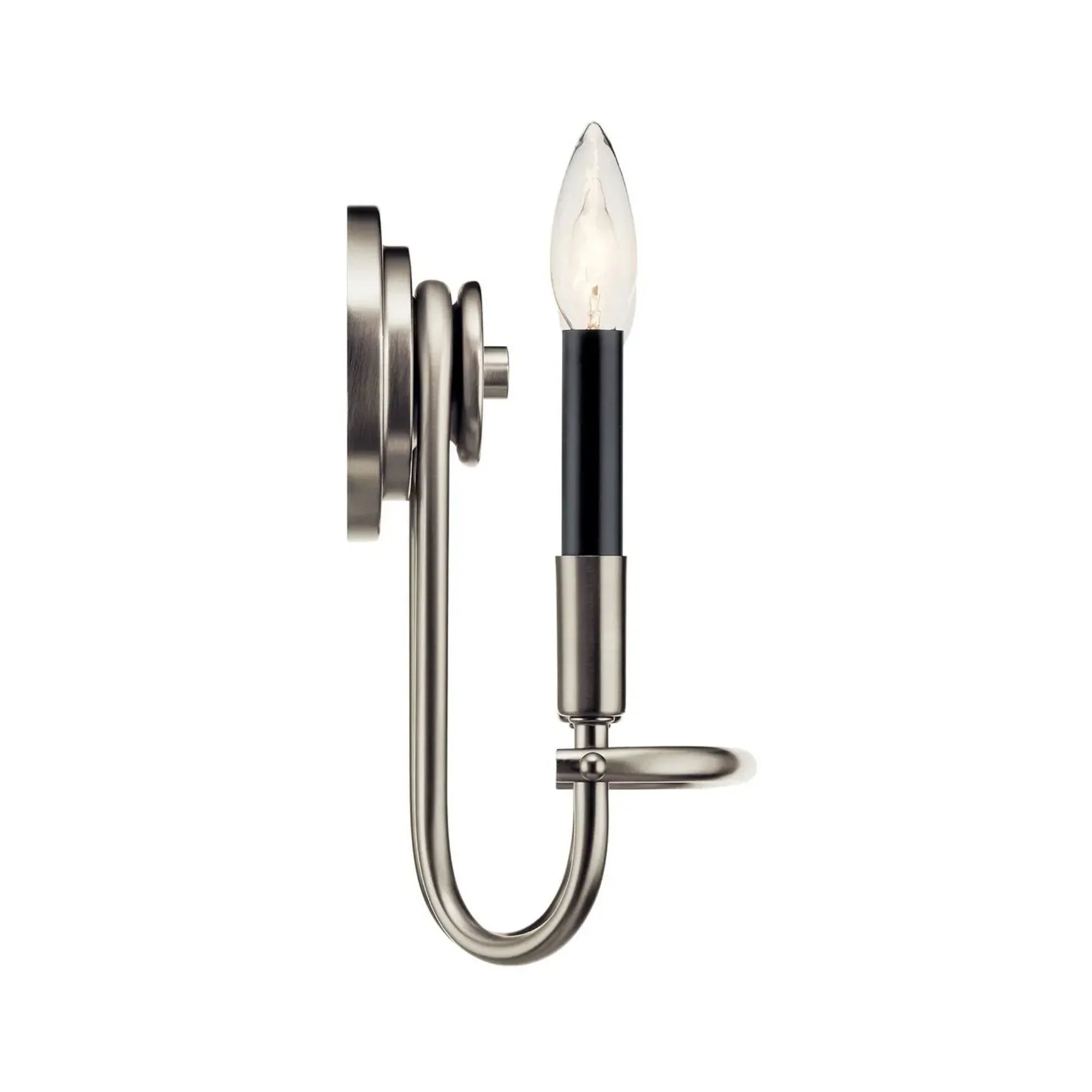 Kichler Capitol Hill 10.75 in. 2-Light Wall Sconce, Brushed Nickel