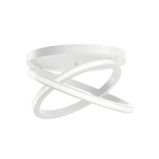 Caputo 19" LED Flush Mount, White Finish