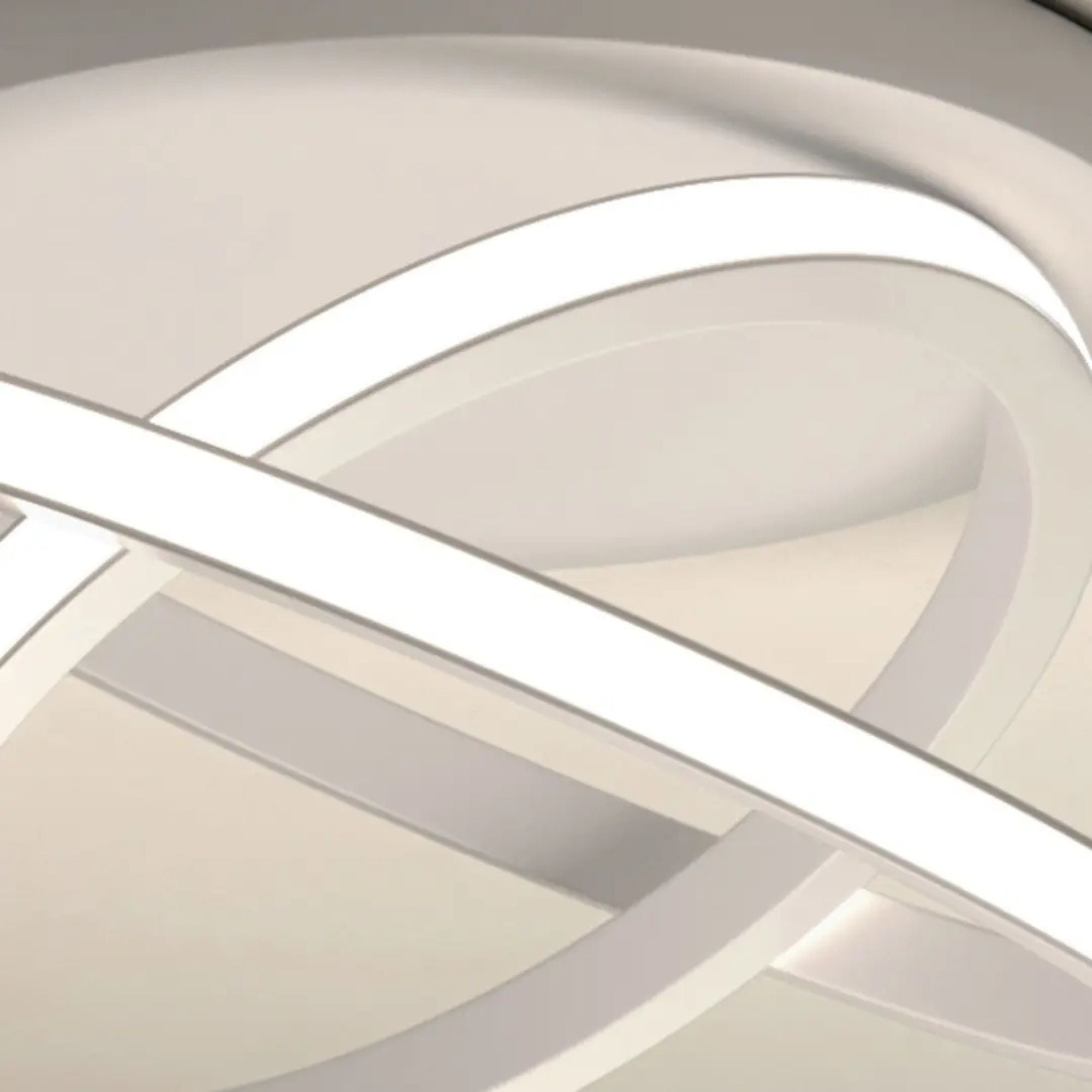 Caputo 19" LED Flush Mount, White Finish