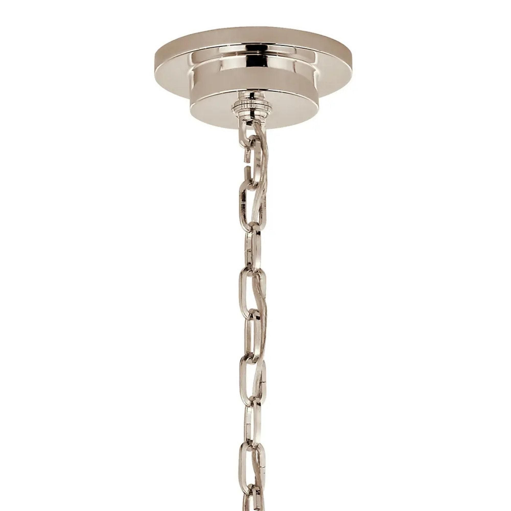 Carrick 32" 6-Light Chandelier, Polished Nickel Finish