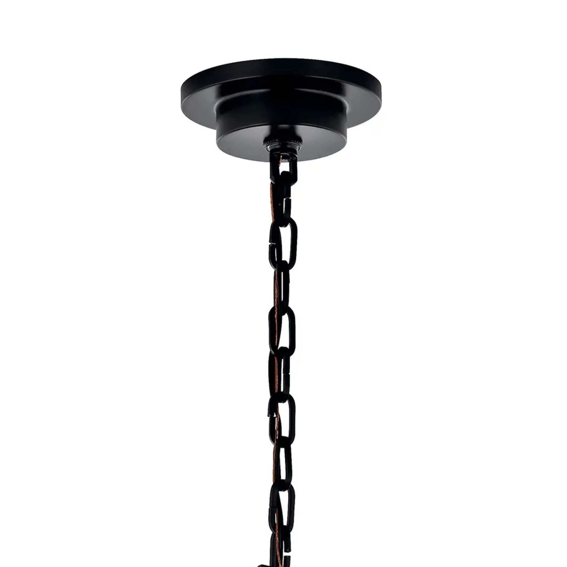 Carrick 41" 8-Light Chandelier, Black Finish - Bees Lighting