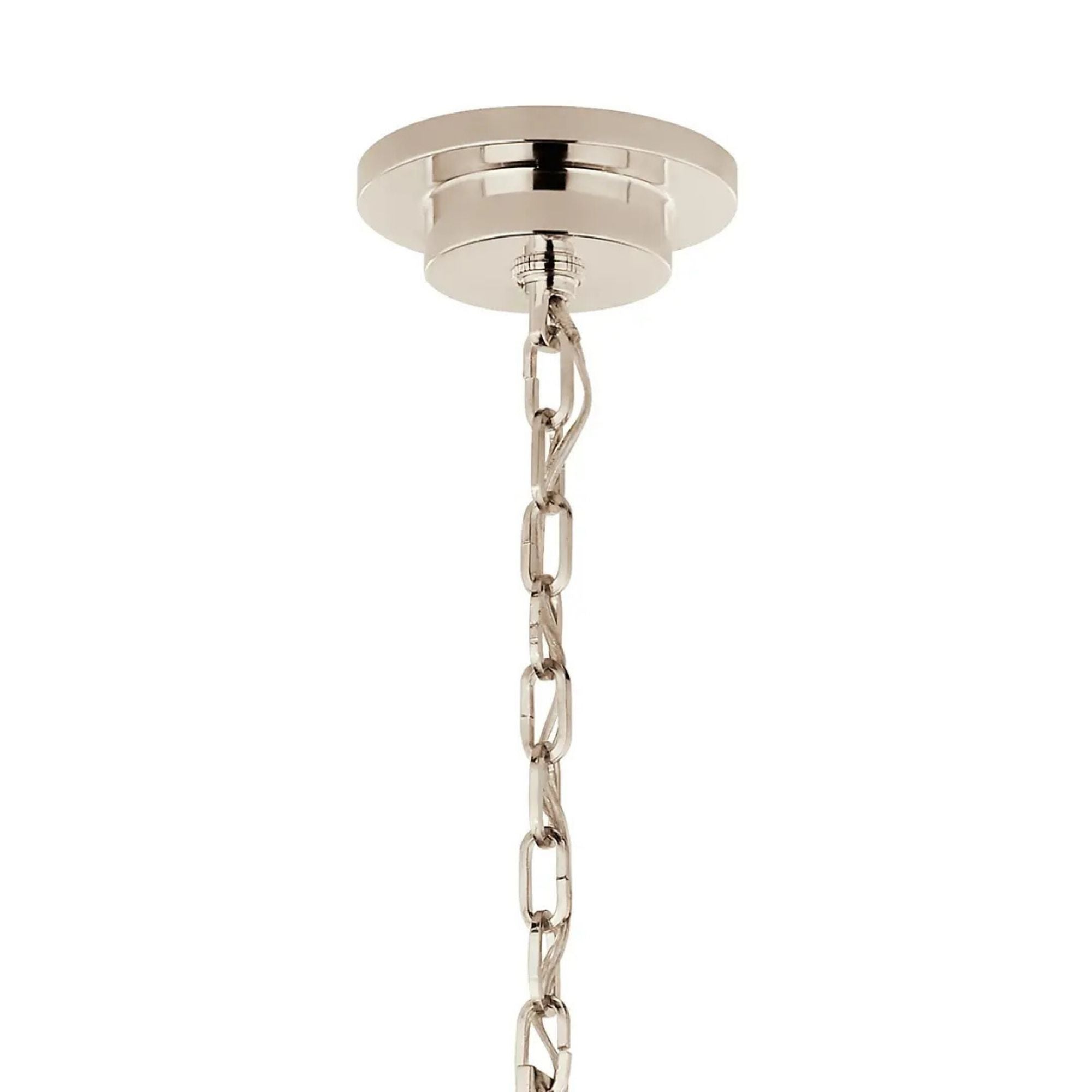 Carrick 41" 8-Light Chandelier, Polished Nickel Finish