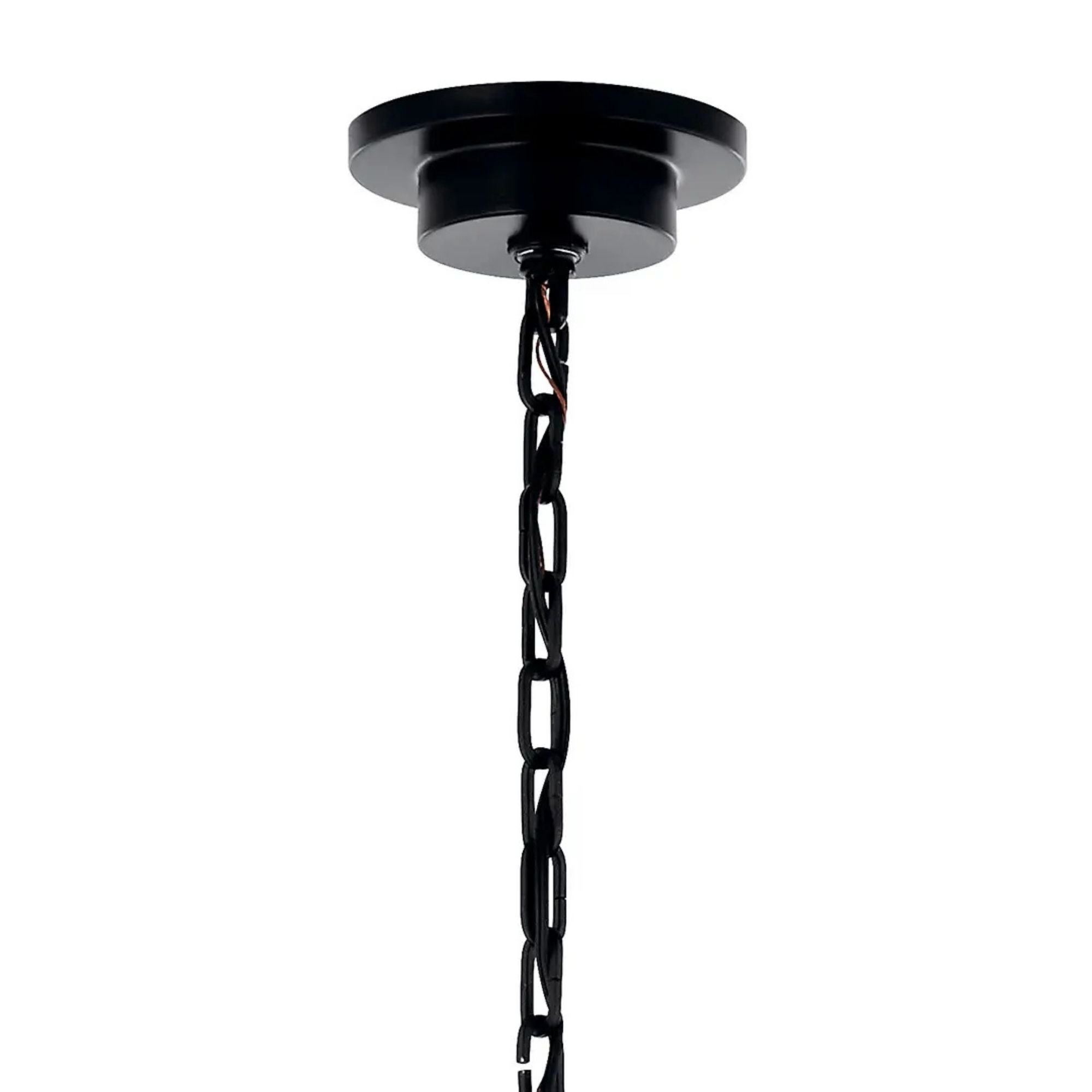 Carrick 54" 10-Light Chandelier, Black Finish