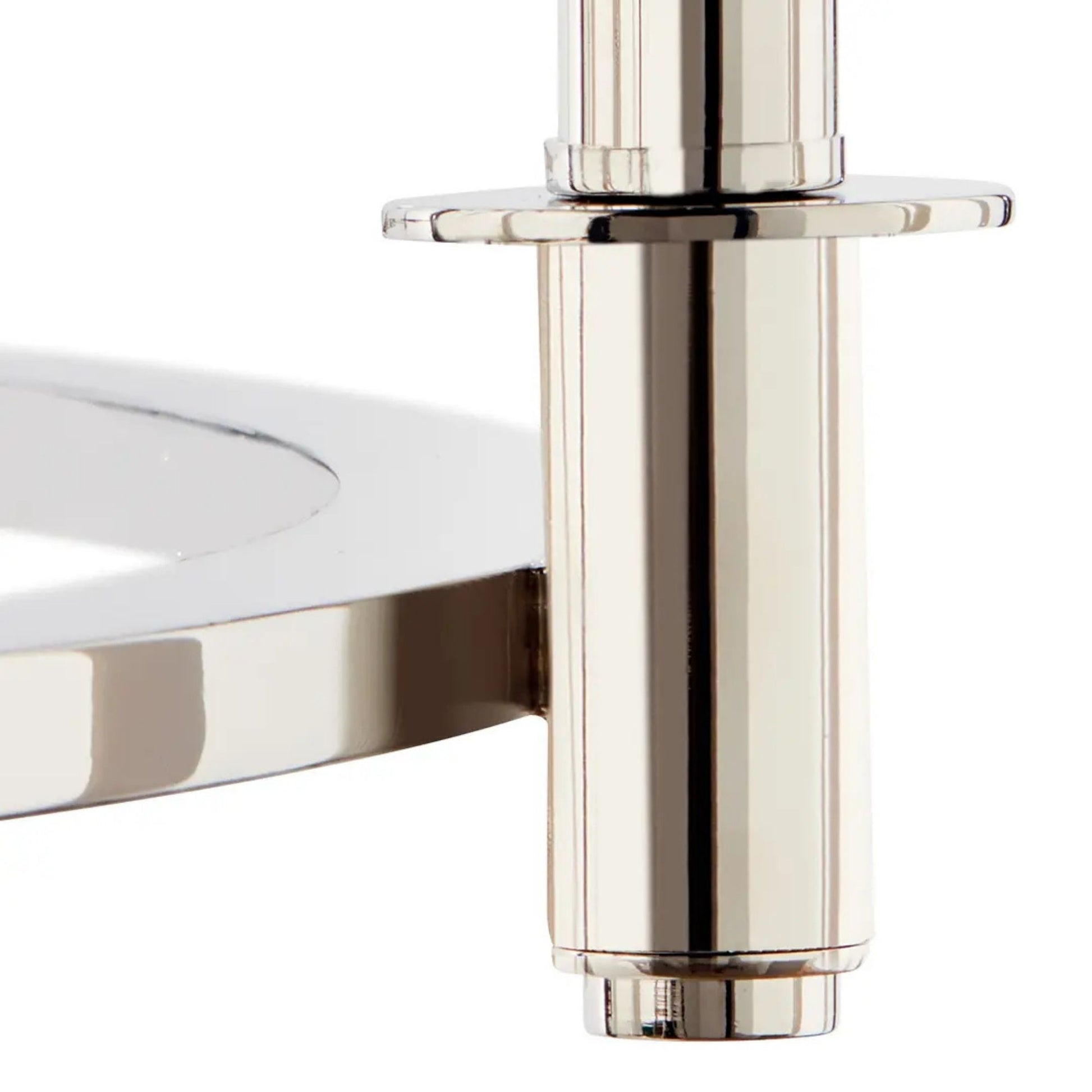 Carrick 54" 10-Light Chandelier, Polished Nickel Finish - Bees Lighting
