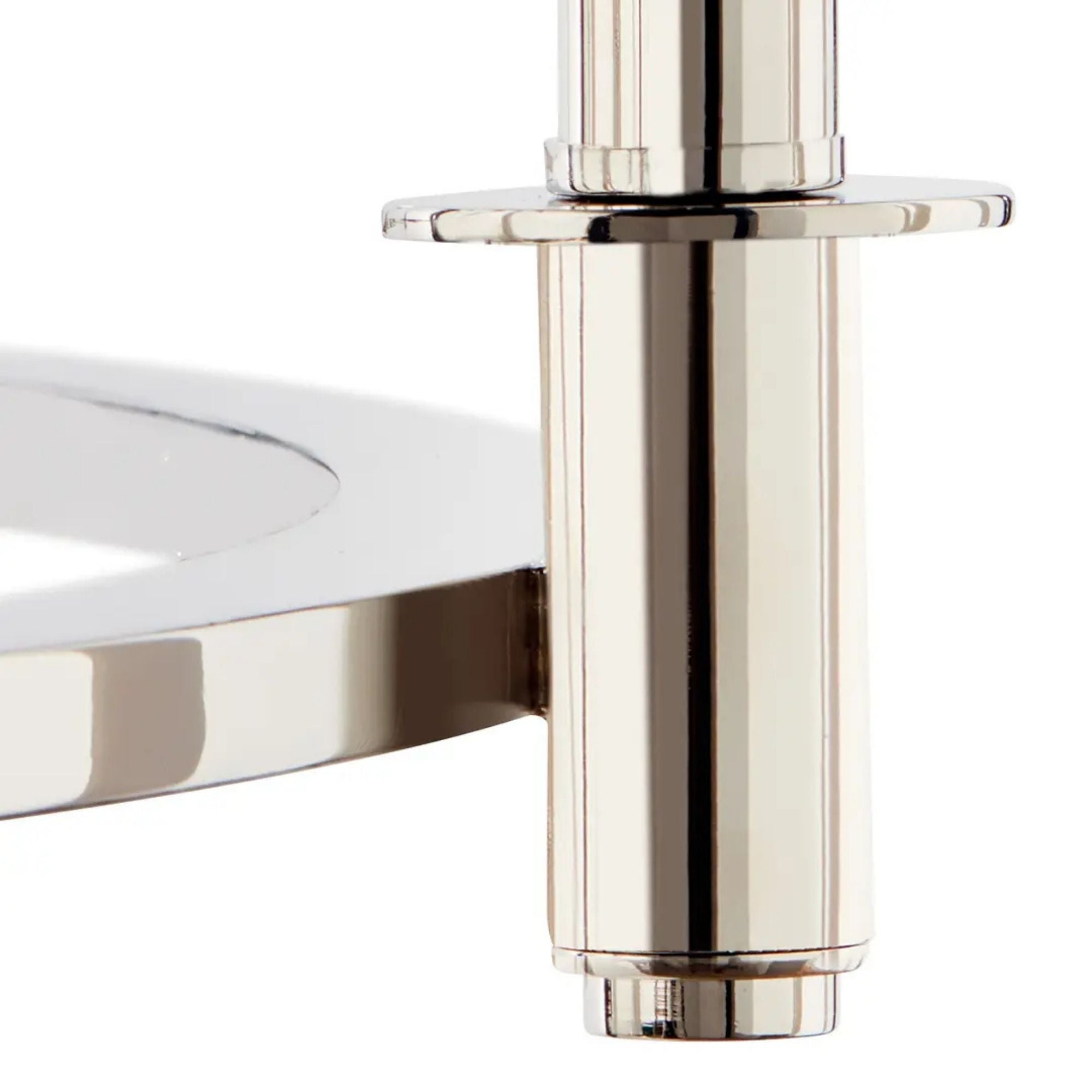 Carrick 54" 10-Light Chandelier, Polished Nickel Finish - Bees Lighting
