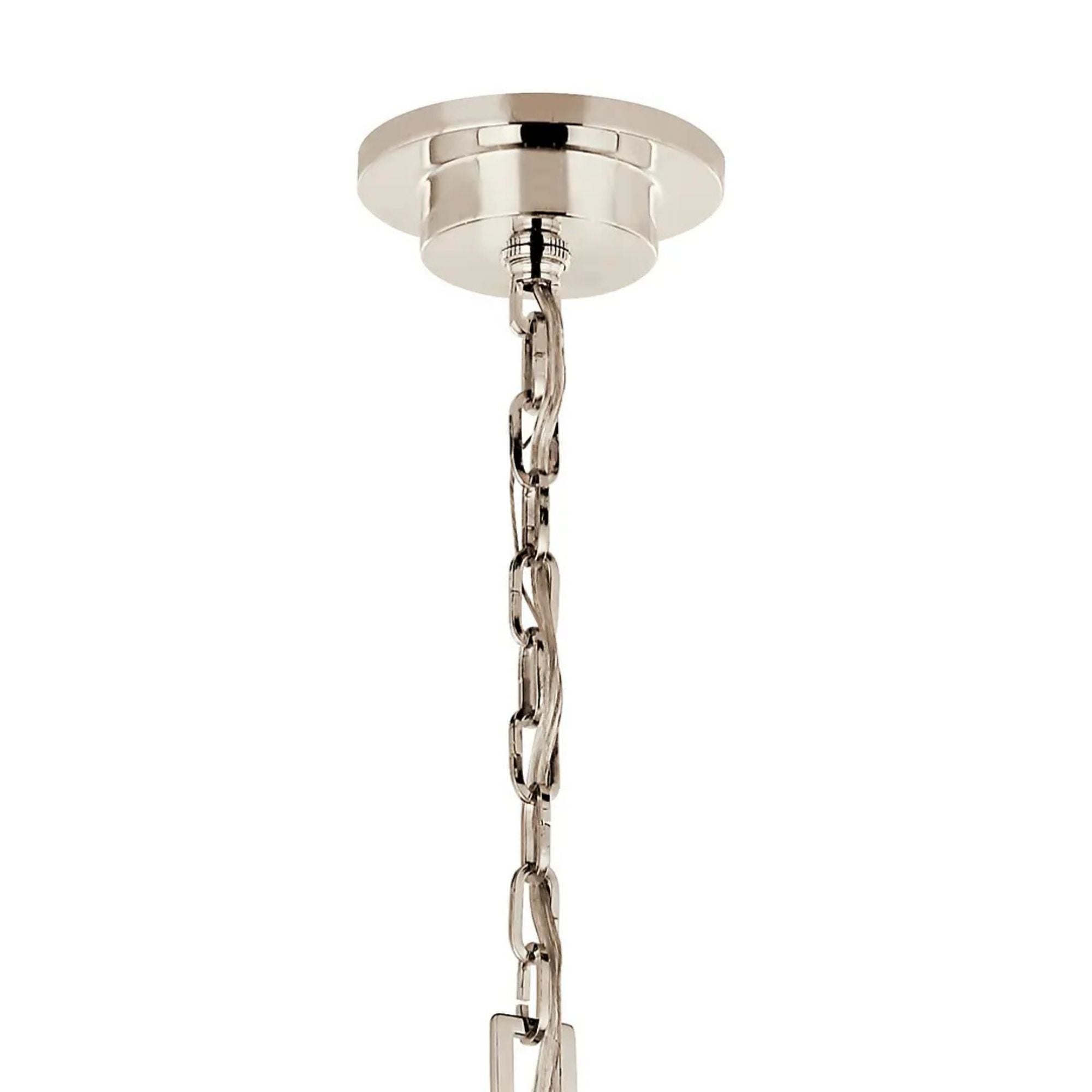 Carrick 54" 18-Light Chandelier, Polished Nickel Finish